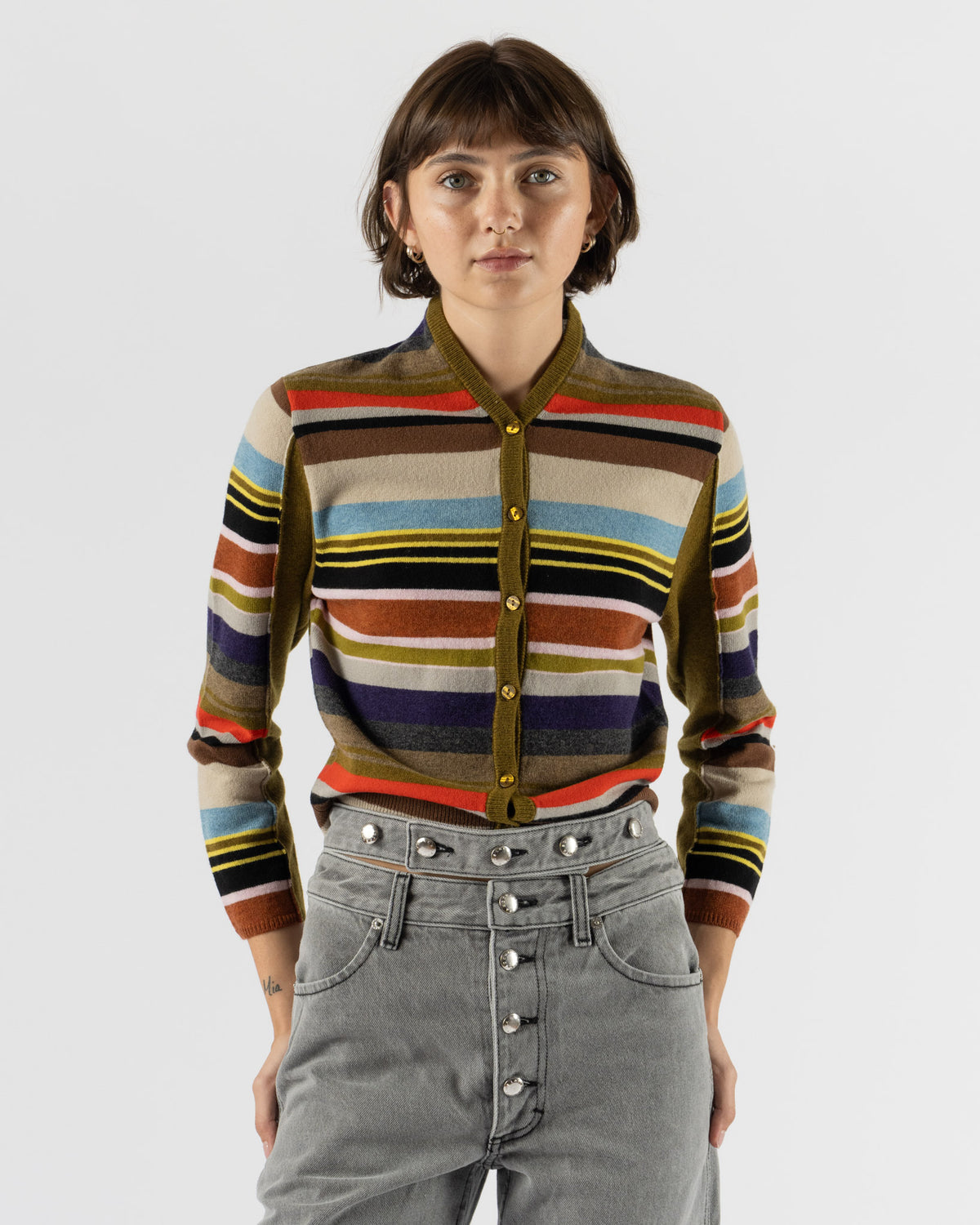 Eckhaus Latta Racer Cardigan in Spectrum