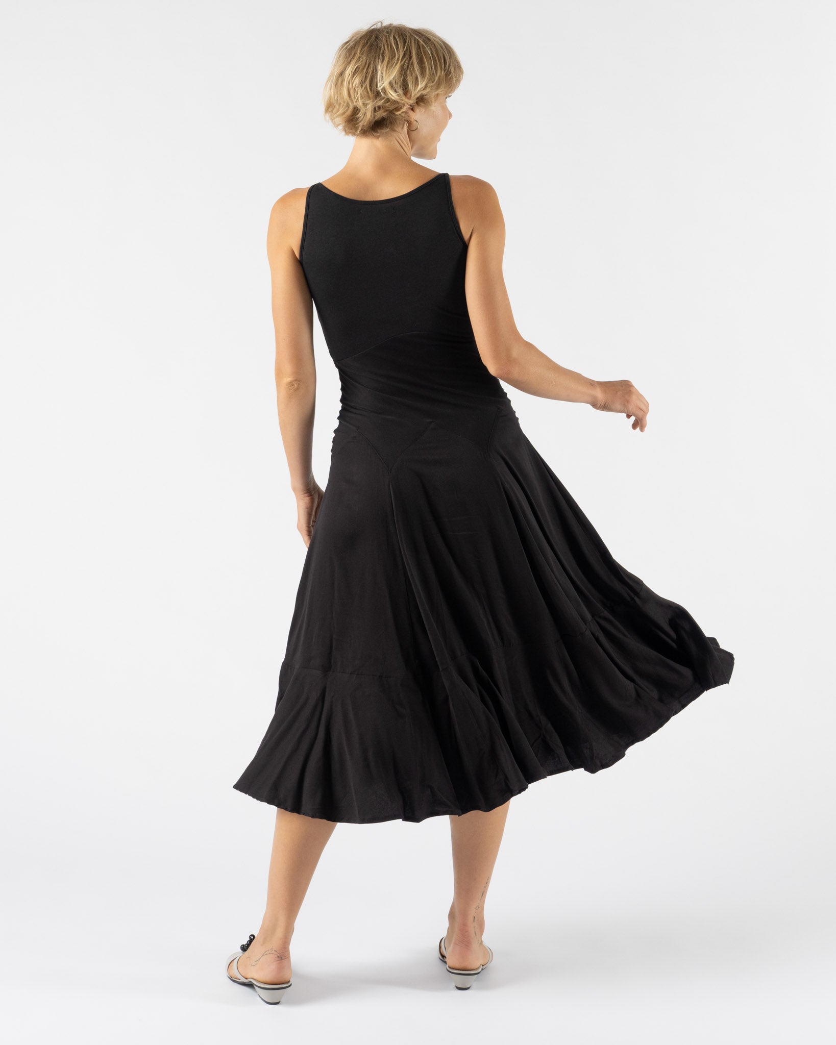 Emily Dawn Long Damnit Janet Dress in Black