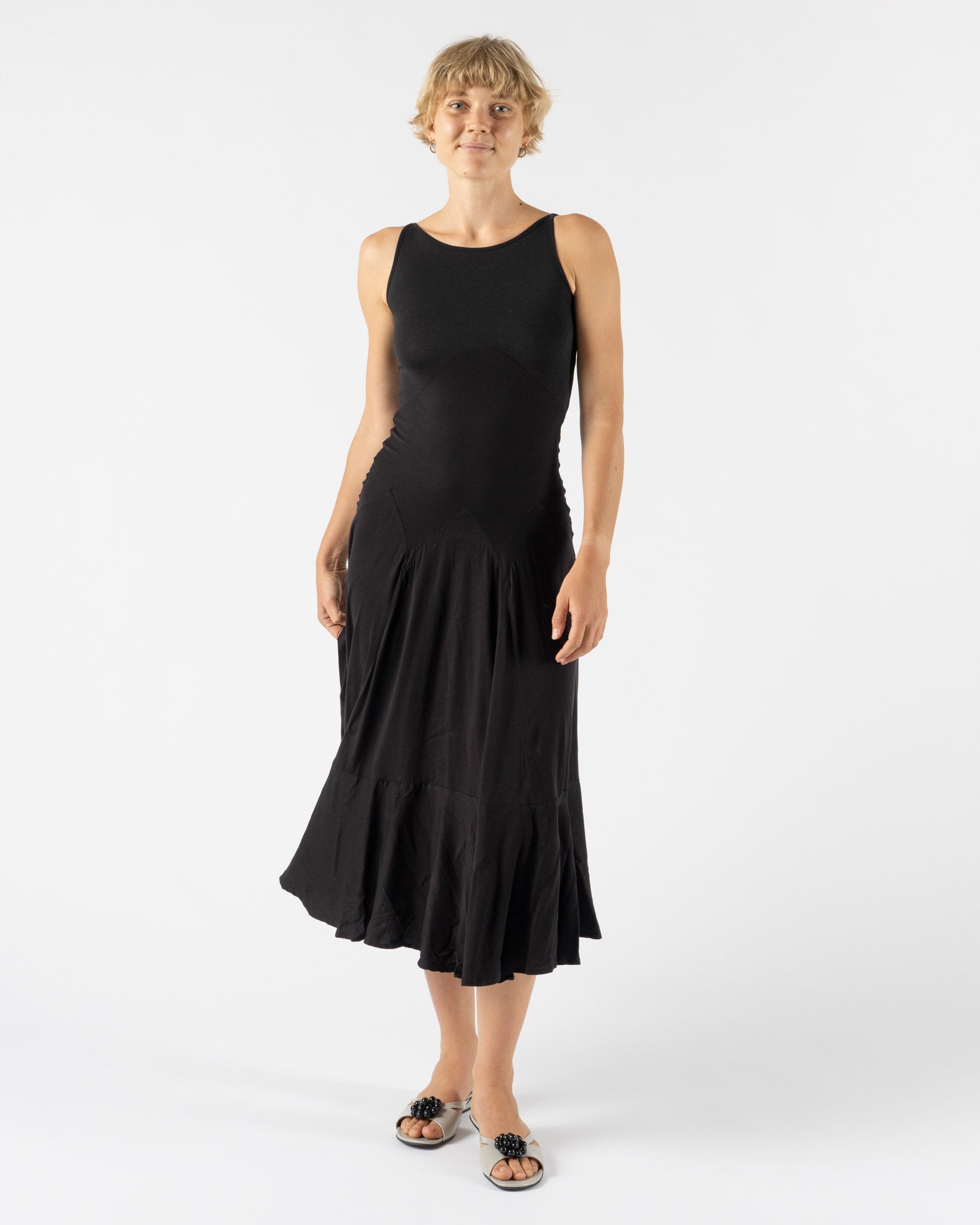 Emily Dawn Long Damnit Janet Dress in Black