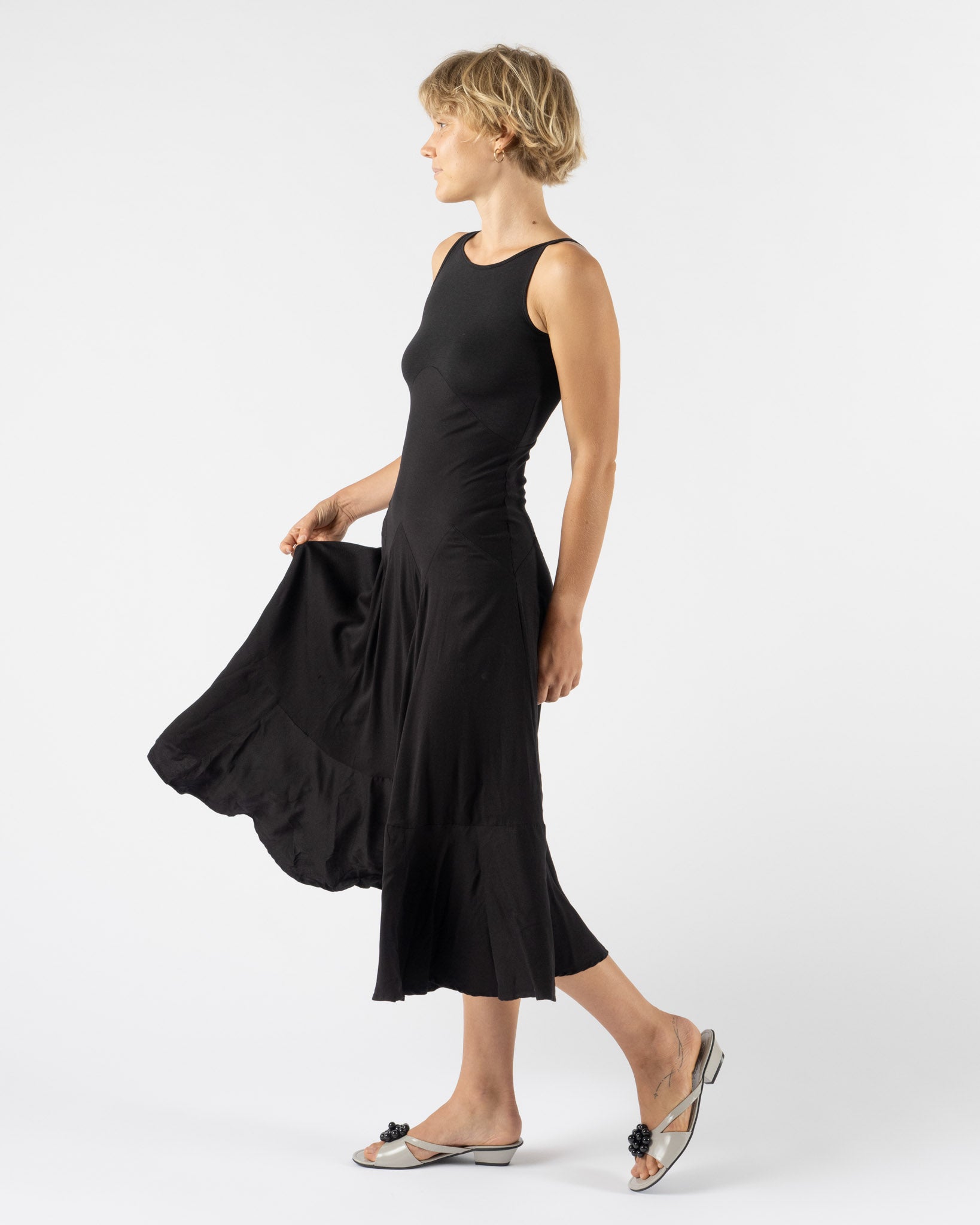 Emily Dawn Long Damnit Janet Dress in Black