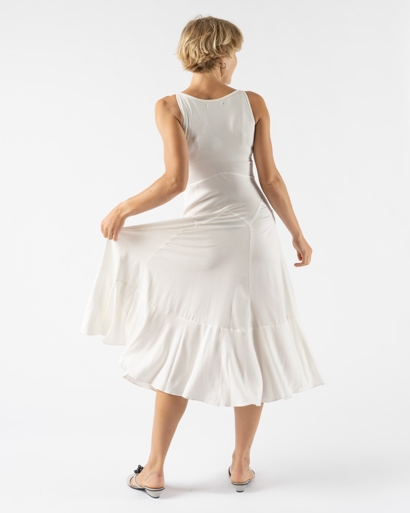 Emily Dawn Long Damnit Janet Dress in White