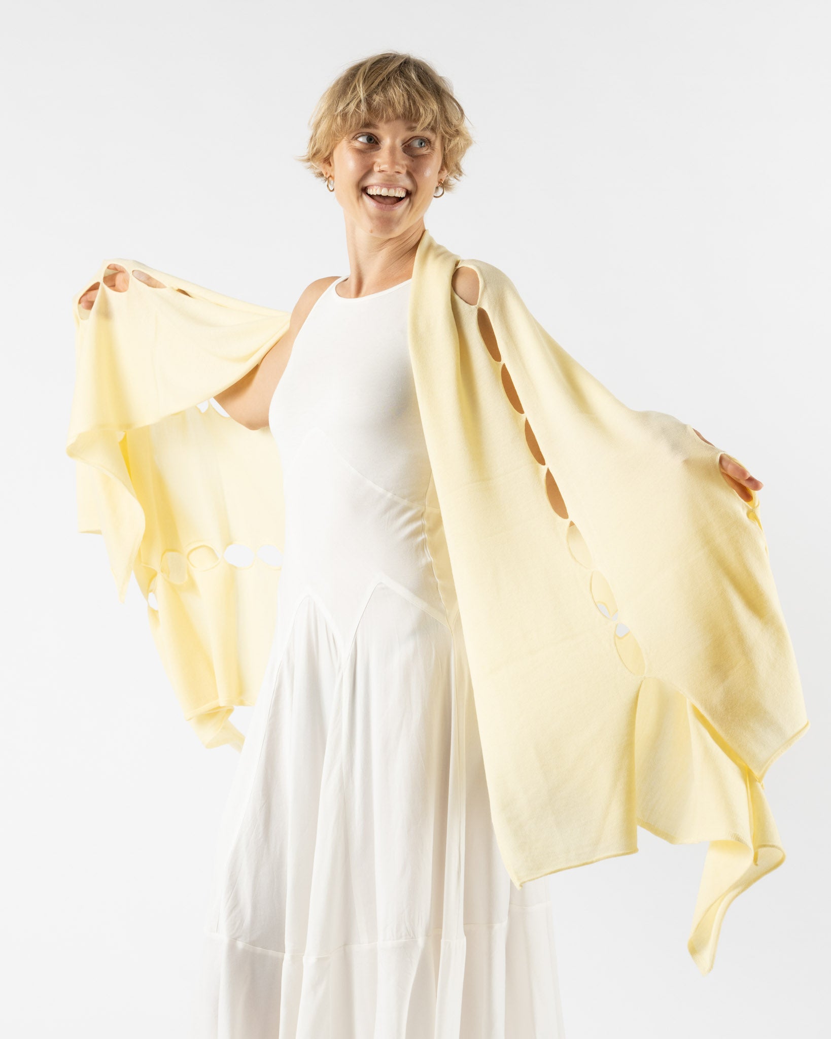 Emily Dawn Long River Shawl Butter