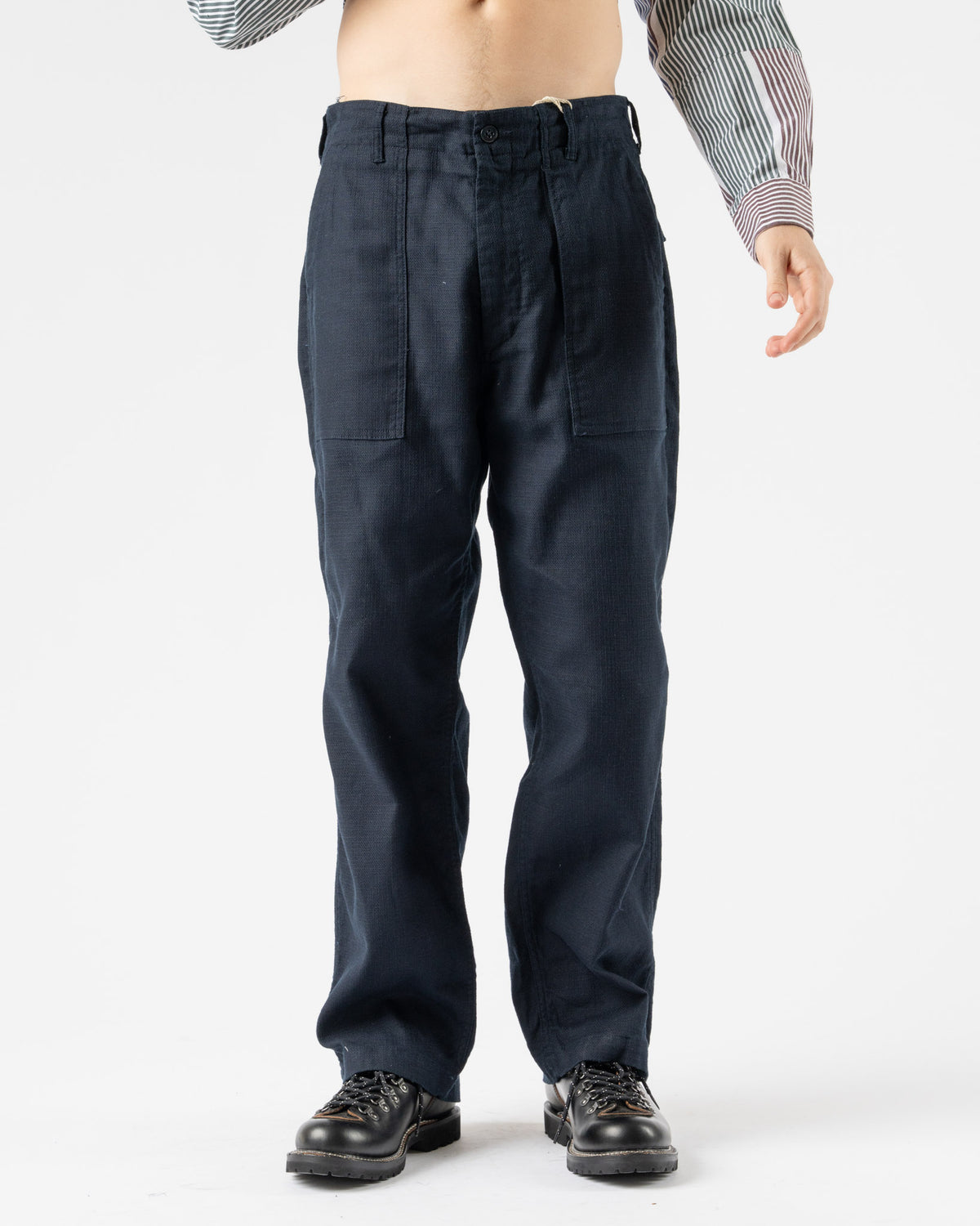 Engineered Garments Fatigue Pant in Dark Navy Curated at Jake and 