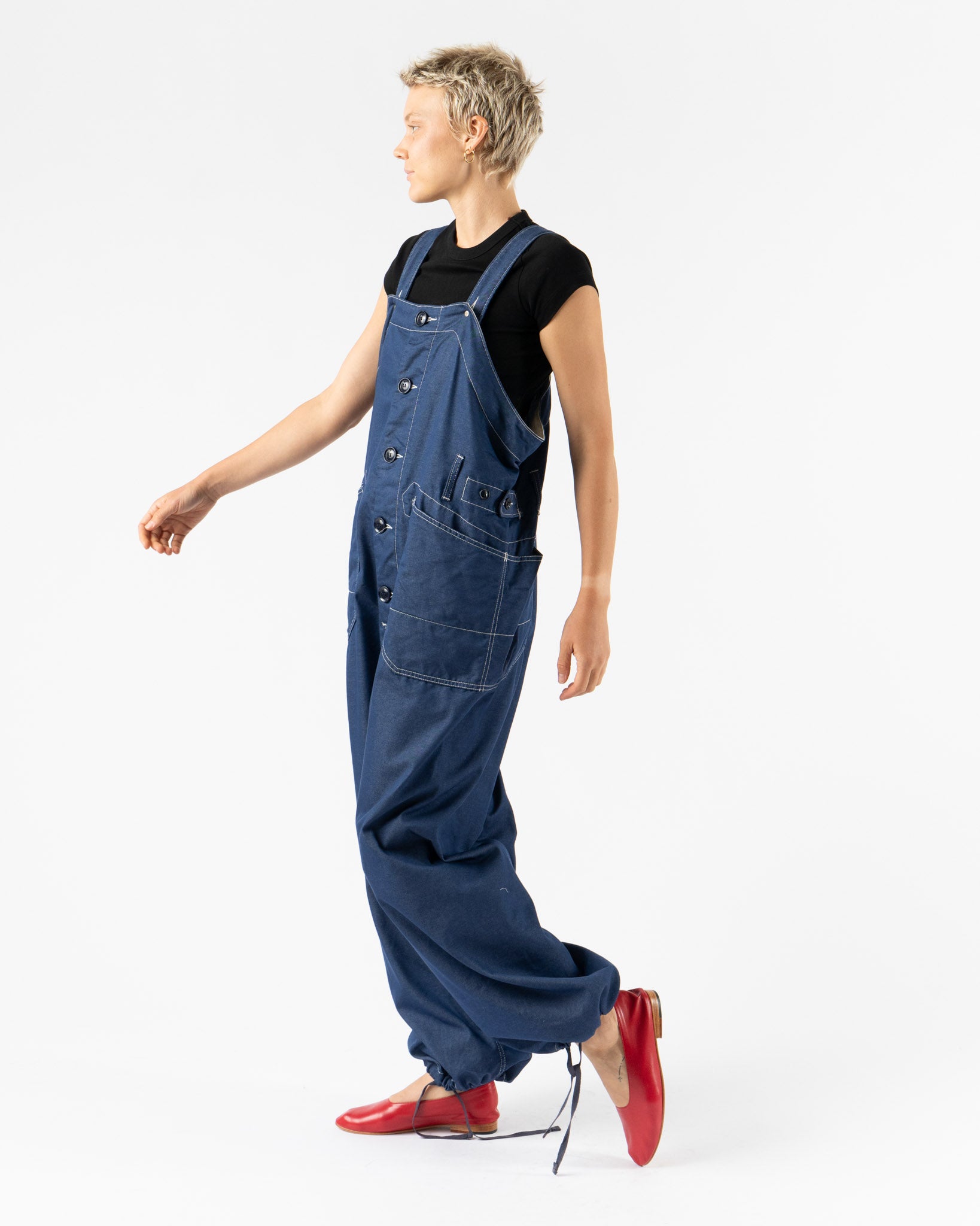 Engineered Garments Overalls in Indigo CP Denim