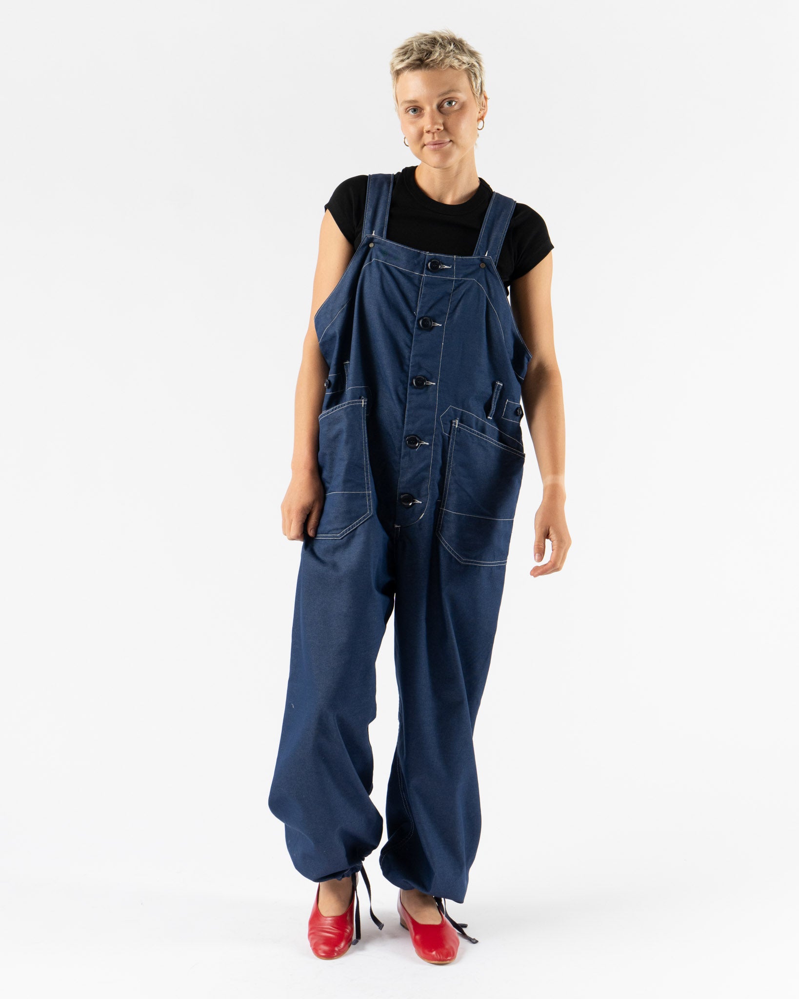 Engineered Garments Overalls in Indigo CP Denim