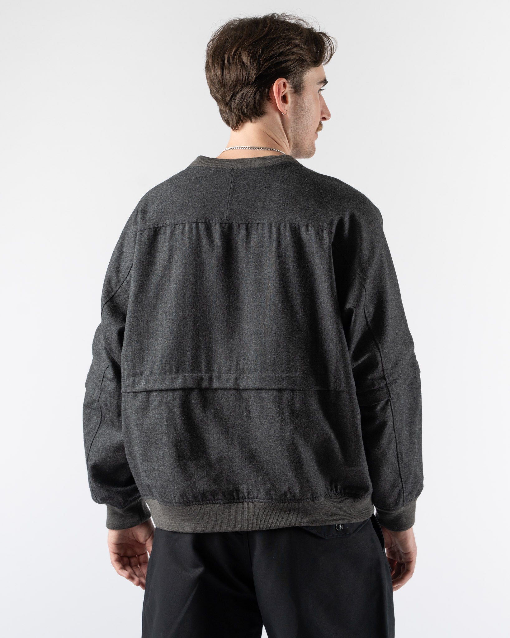 Engineered Garments Wind Pull in Charcoal