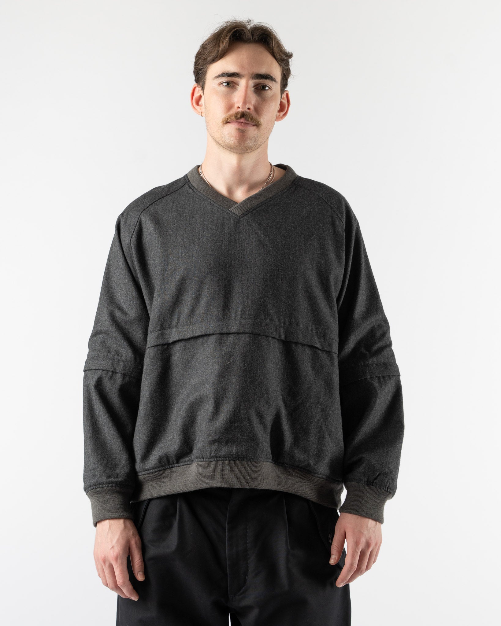 Engineered Garments Wind Pull in Charcoal