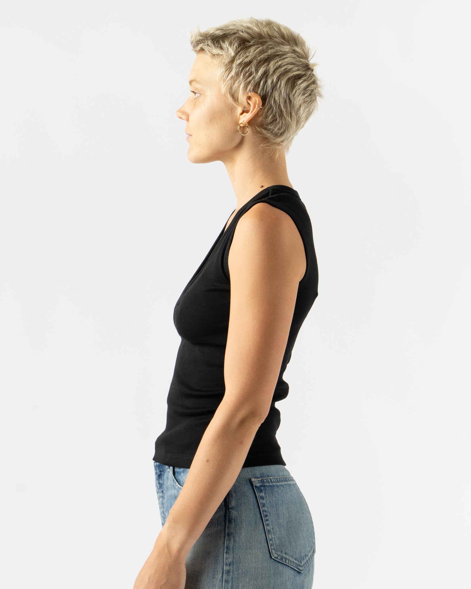 FLORE FLORE Dewi Tank in Black