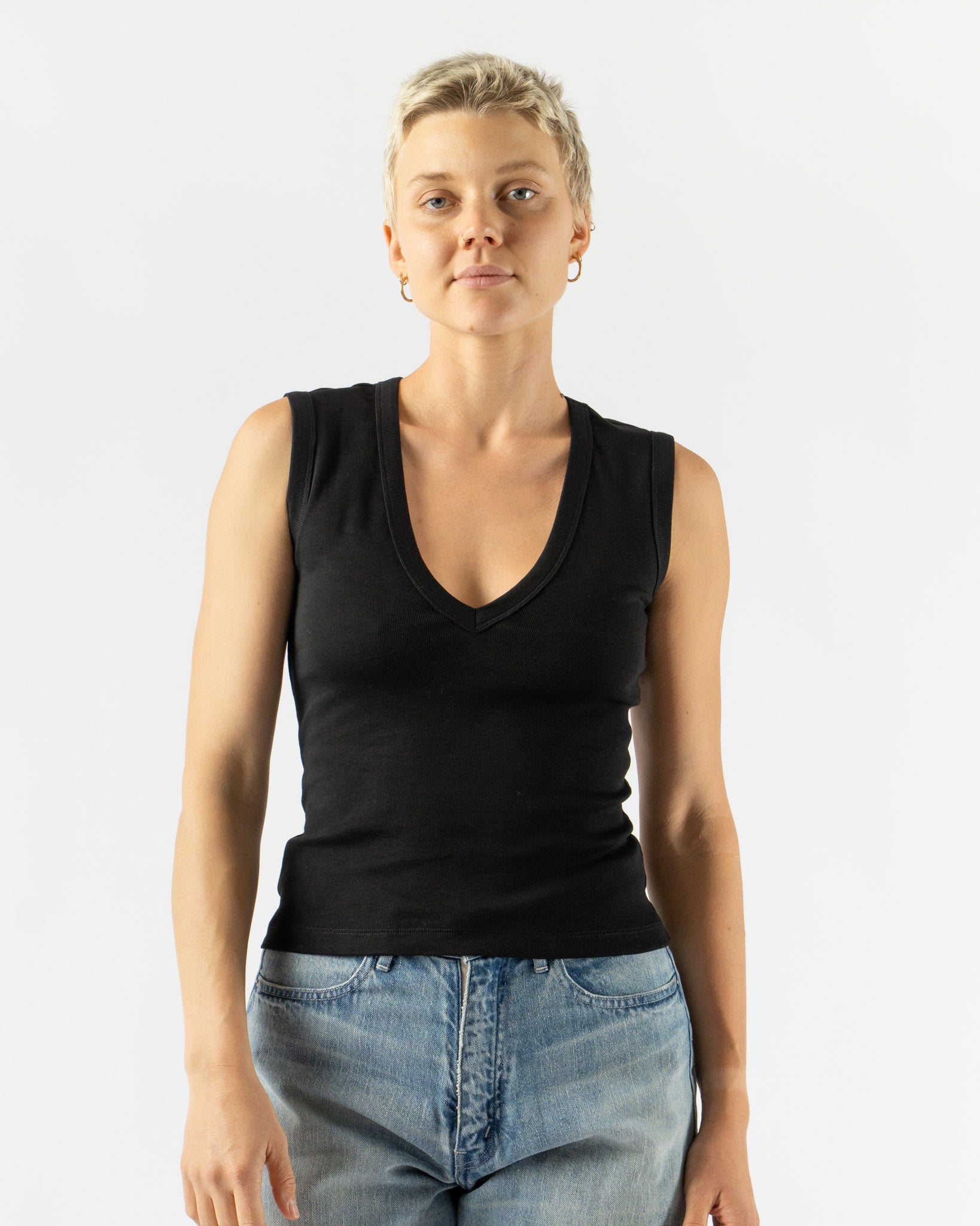 FLORE FLORE Dewi Tank in Black