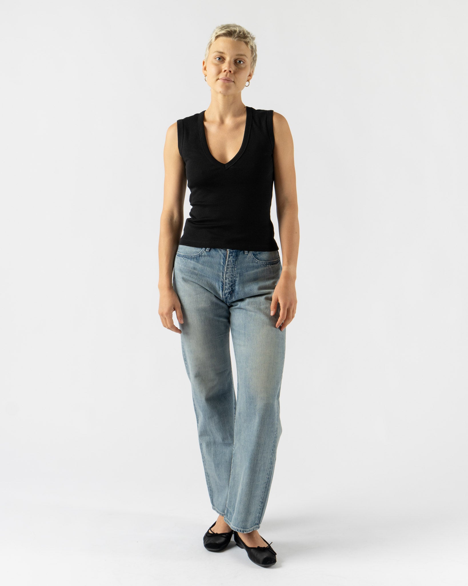 FLORE FLORE Dewi Tank in Black