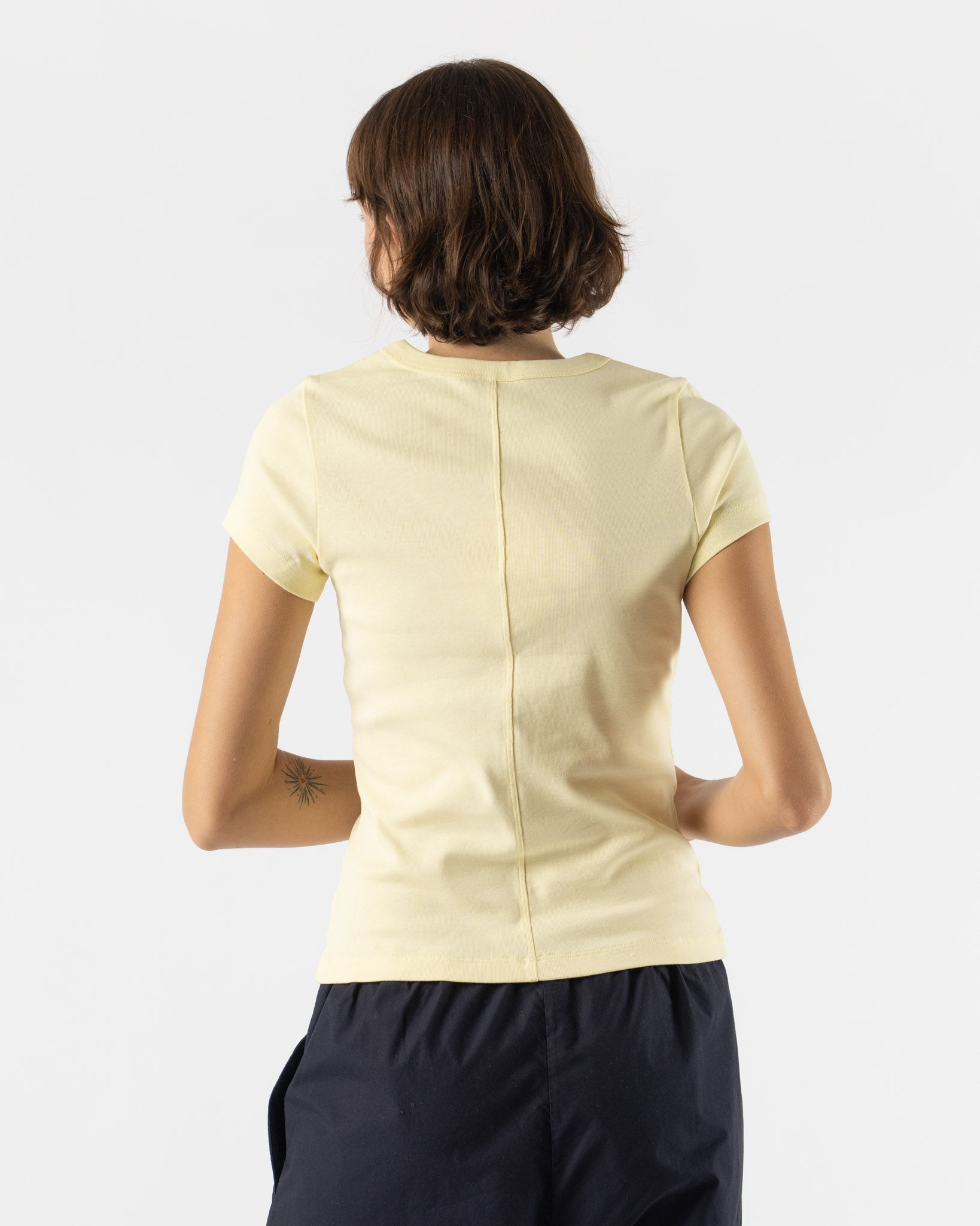 FLORE FLORE Car Baby Tee in Camomile