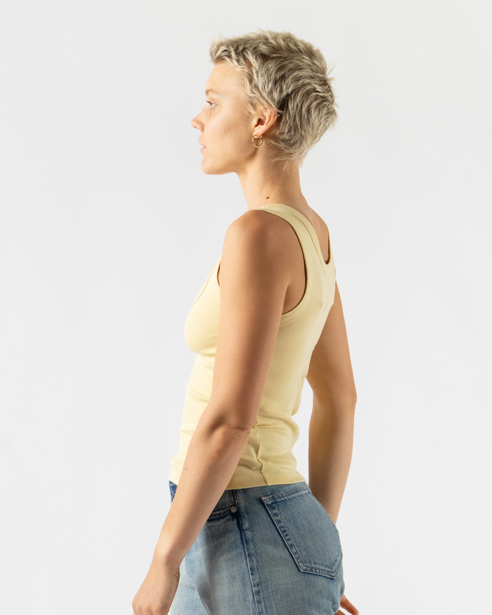 FLORE FLORE Hillie Tank in Butter