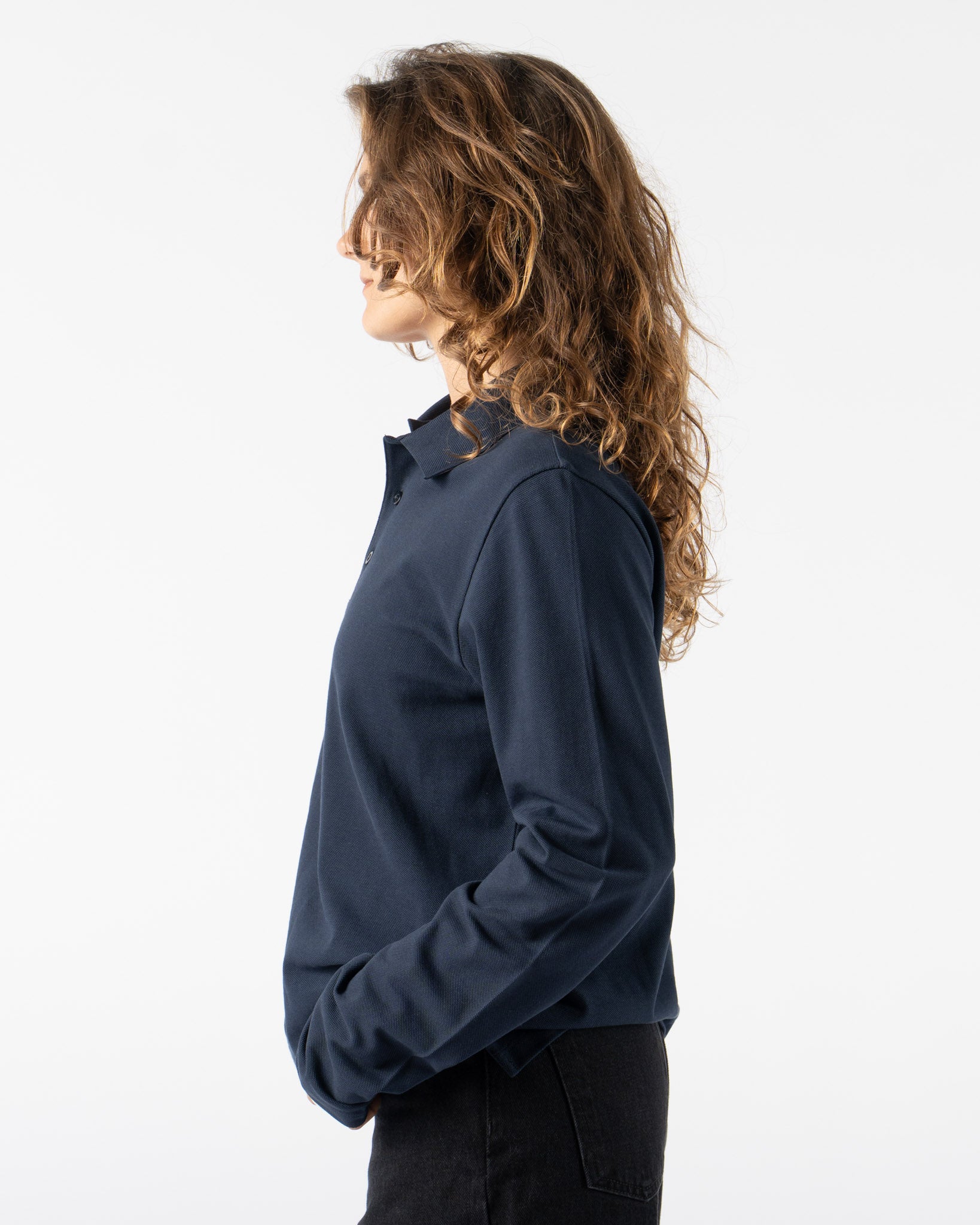 FLORE FLORE Diana Polo in Navy