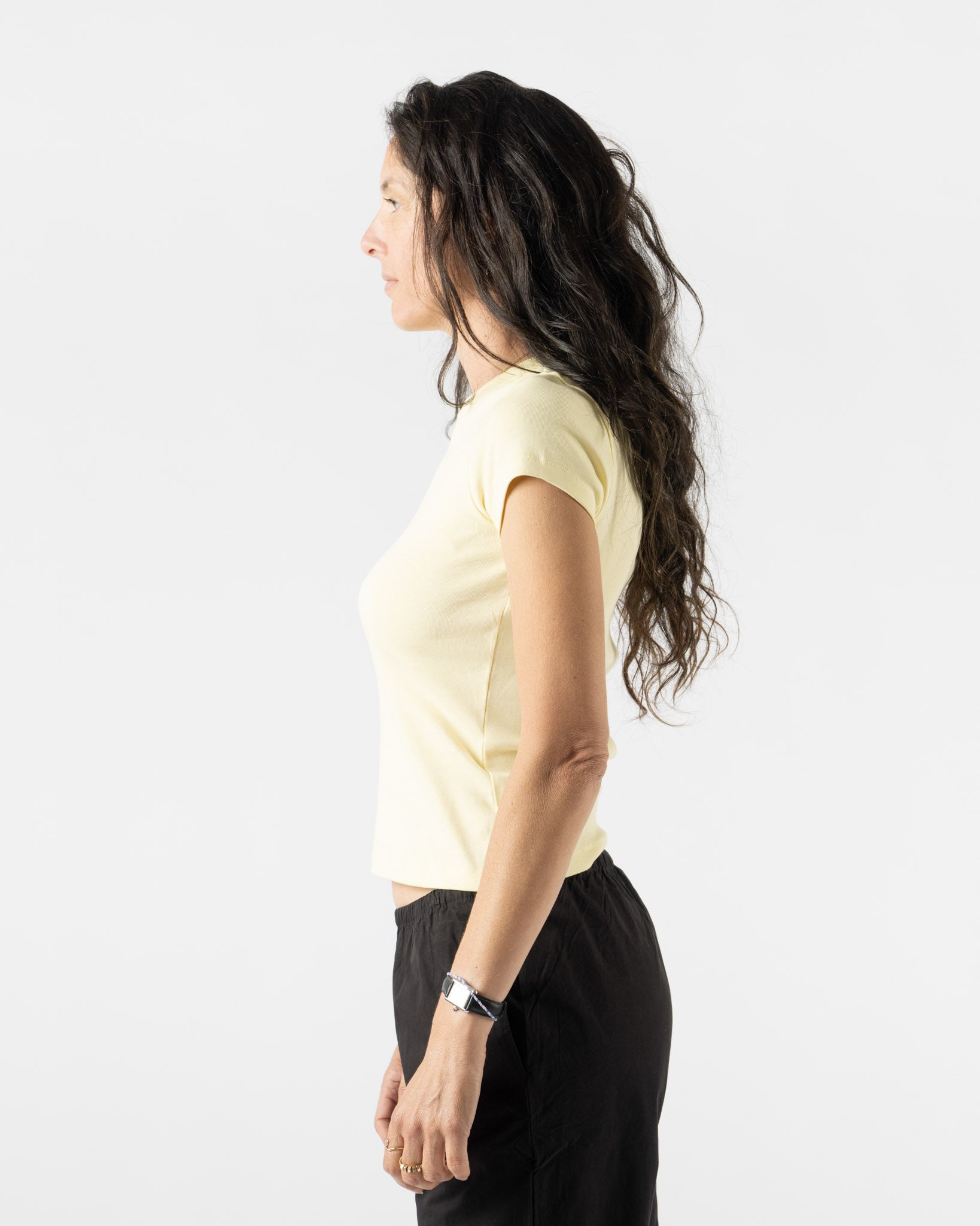 FLORE FLORE Jill Baby Tee in Camomile