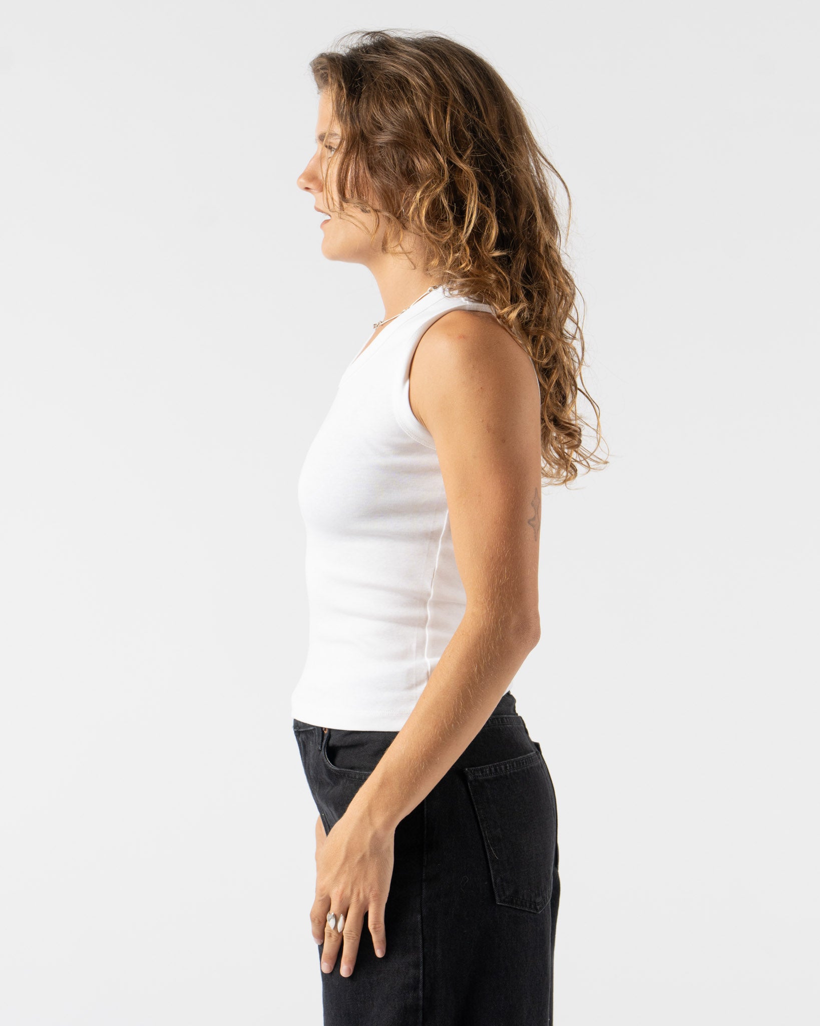 FLORE FLORE Jill Tank in White