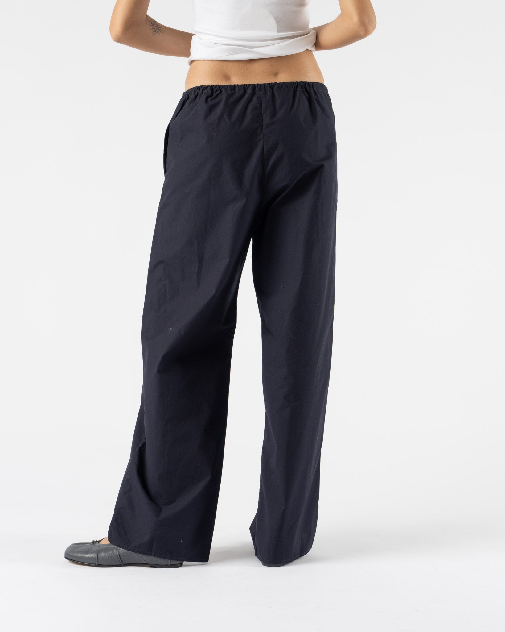 FLORE FLORE Josephine Lengthened Trousers in Navy