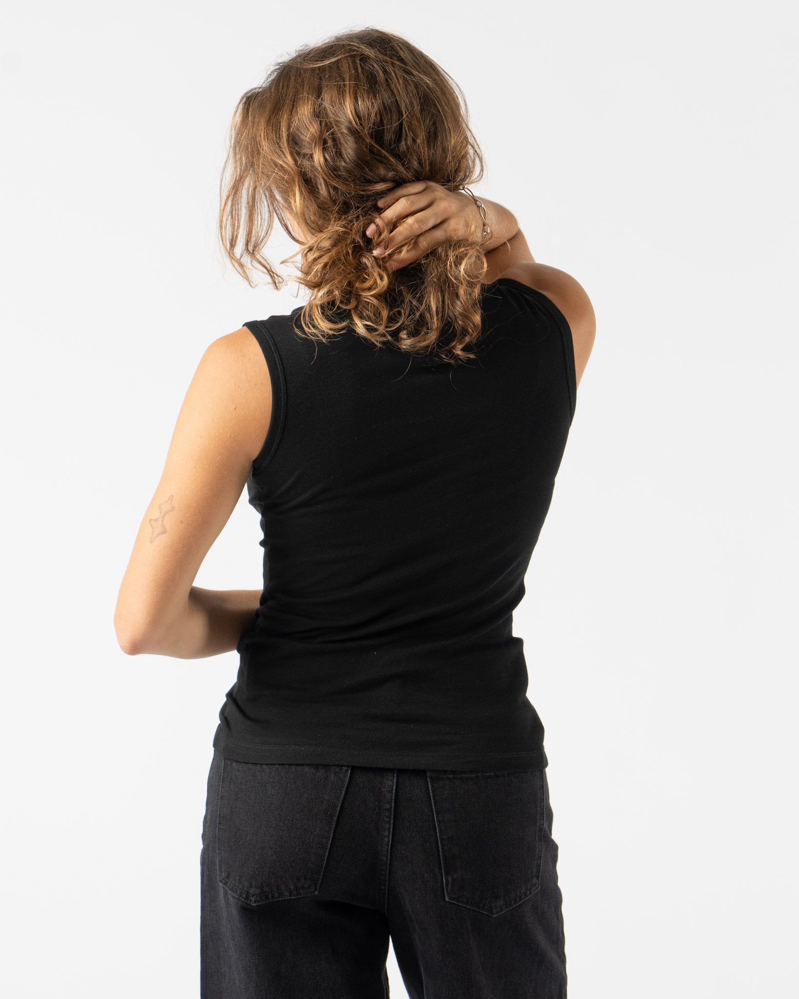 FLORE FLORE Lightweight Dinah Tank in Black
