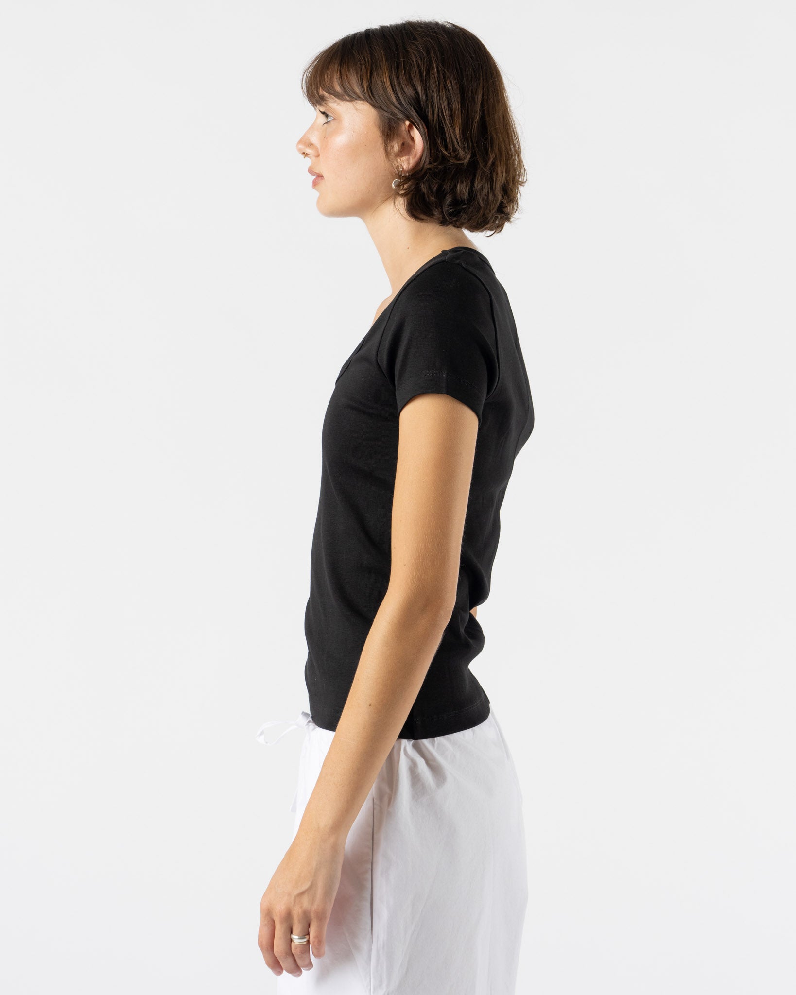 FLORE FLORE Lulu Baby Tee in Black