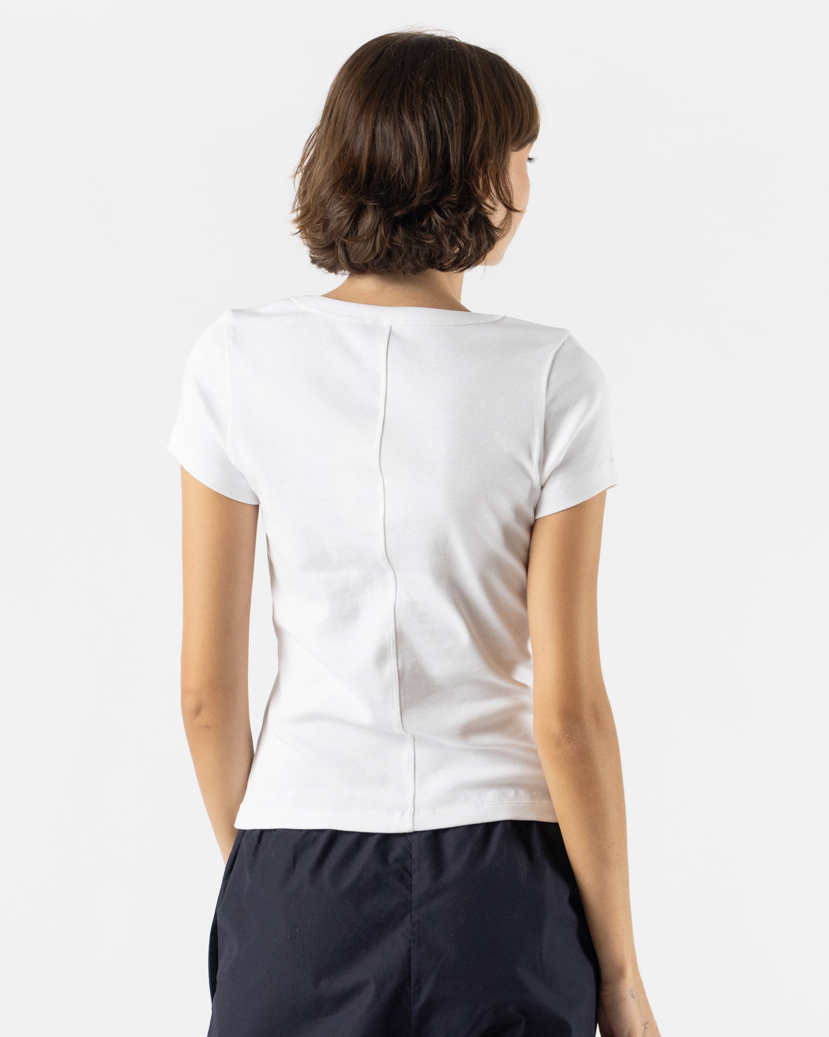 FLORE FLORE Lulu Baby Tee in White