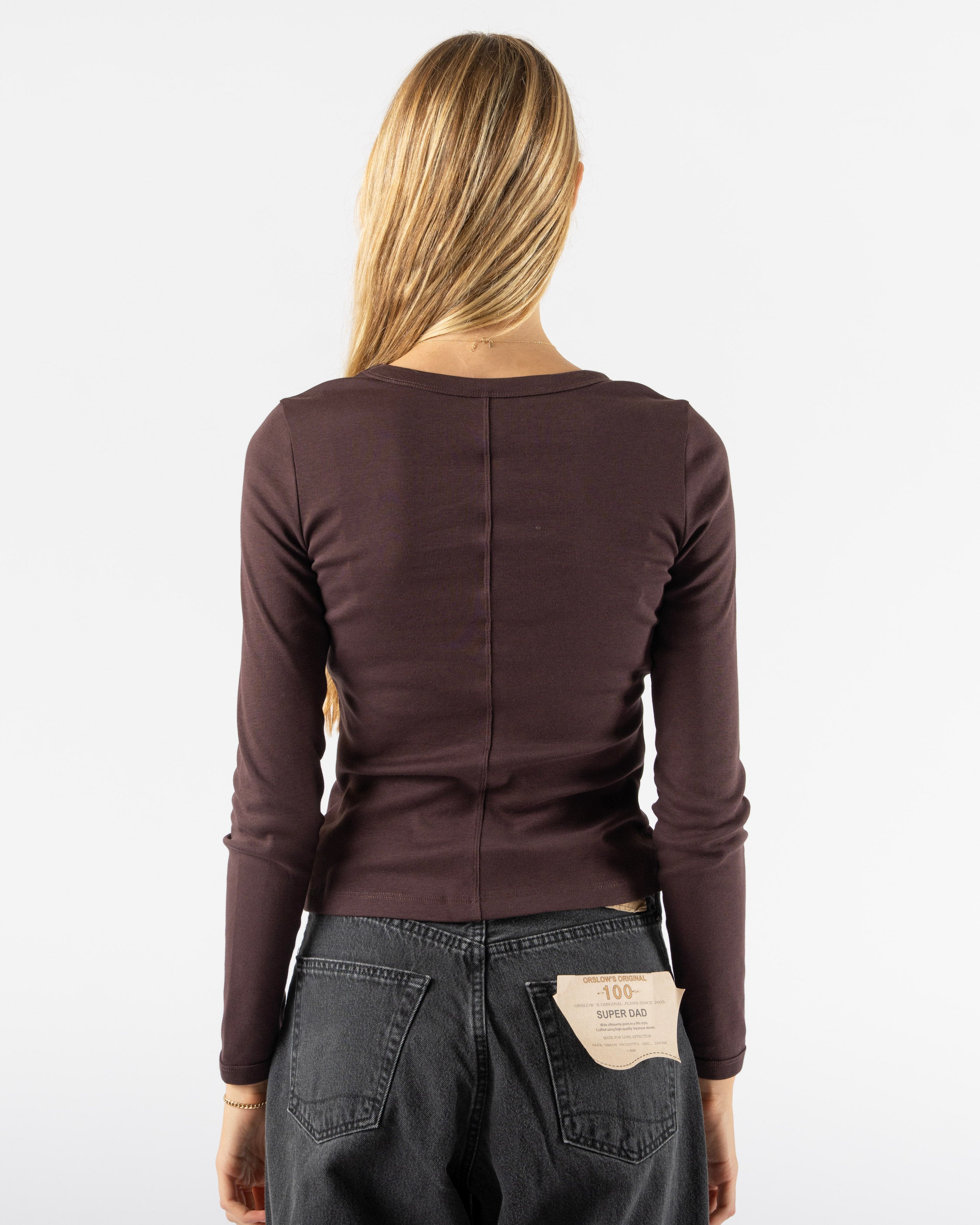 FLORE-FLORE-Max-Tee-in-Chocolate-Plum-Curated-at-Jake-and-Jones-Santa-Barbara-Boutique