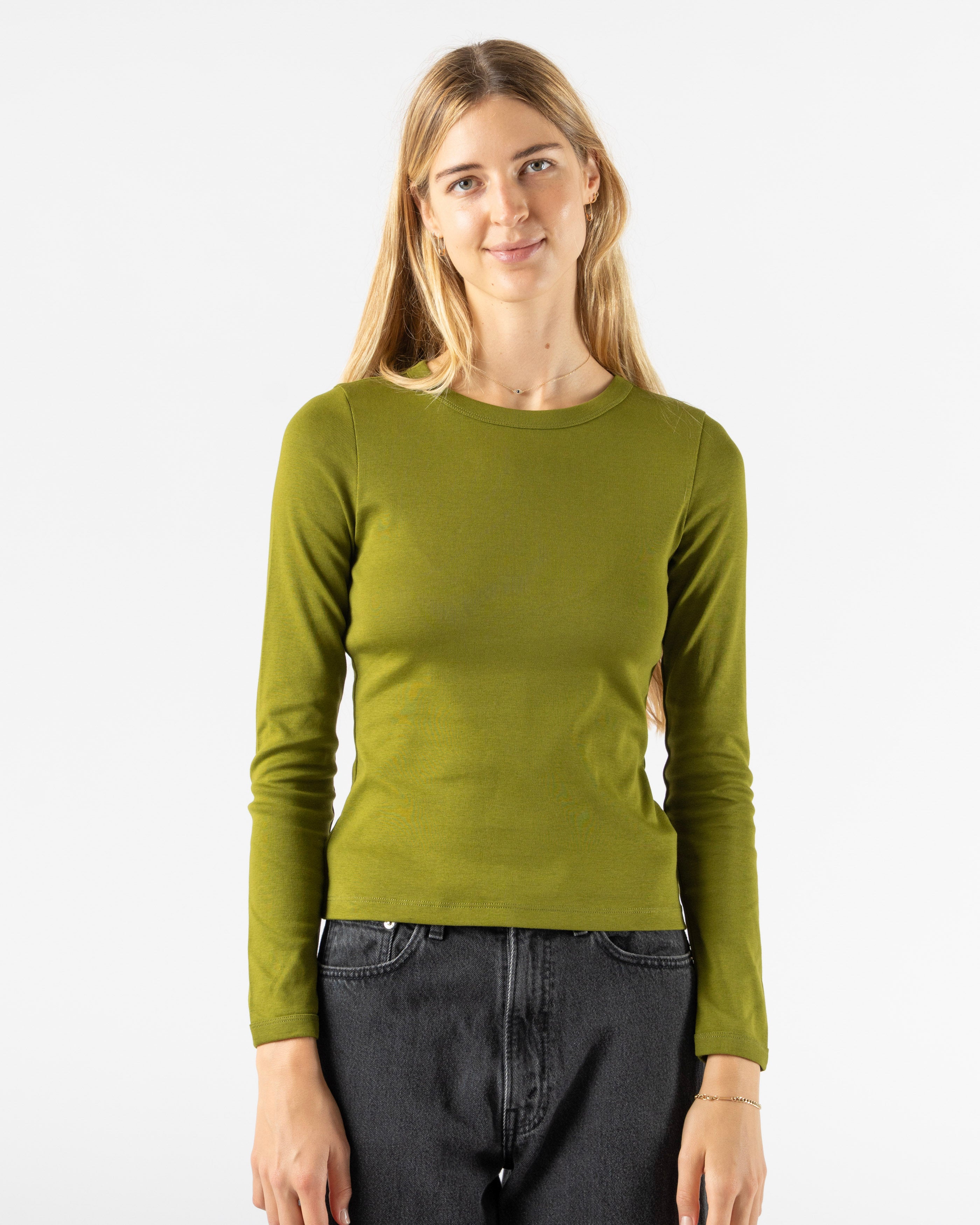 FLORE-FLORE-Max-Tee-in-Pickle-Curated-at-Jake-and-Jones-Santa-Barbara-Boutique