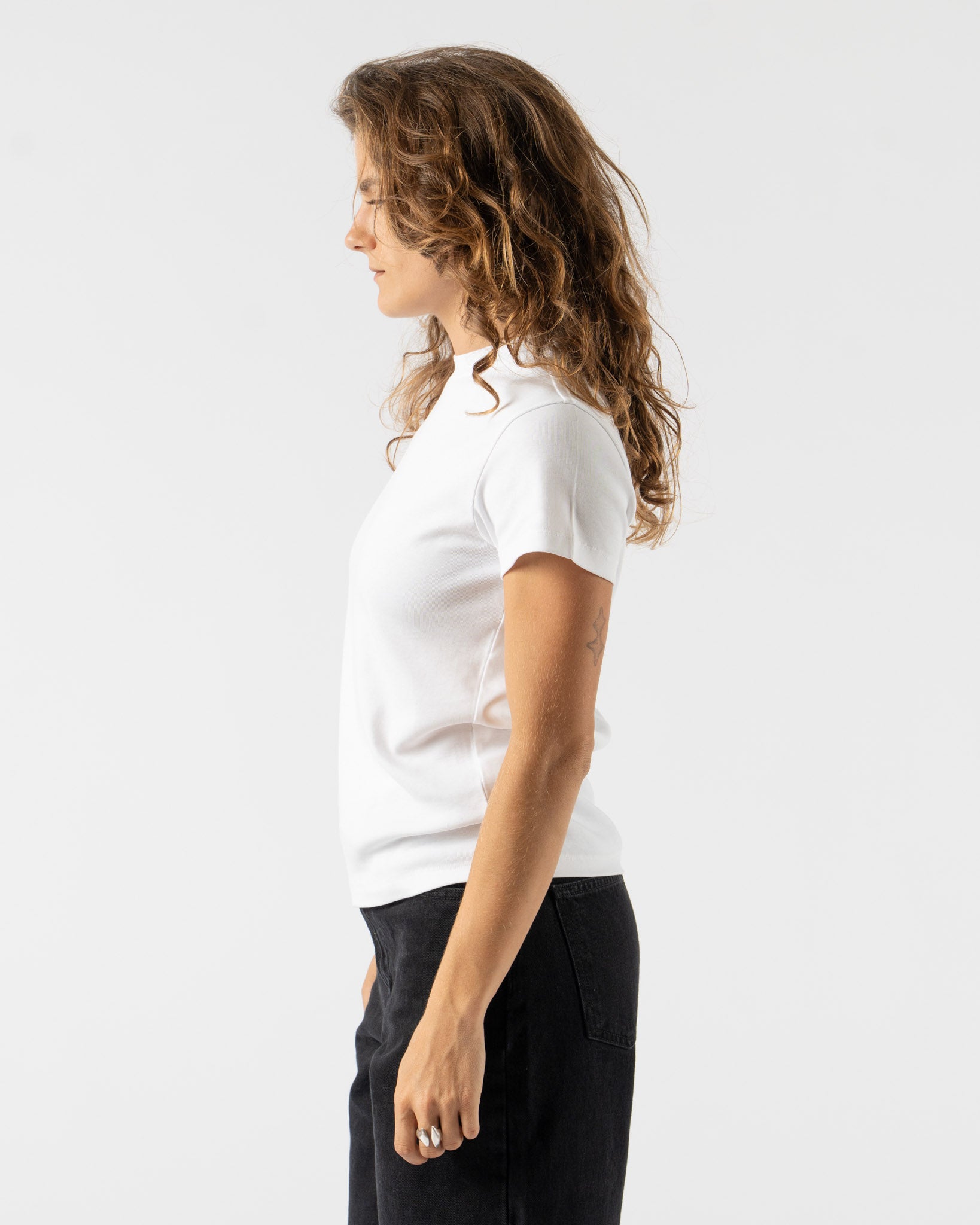 FLORE FLORE Monica Tee in White