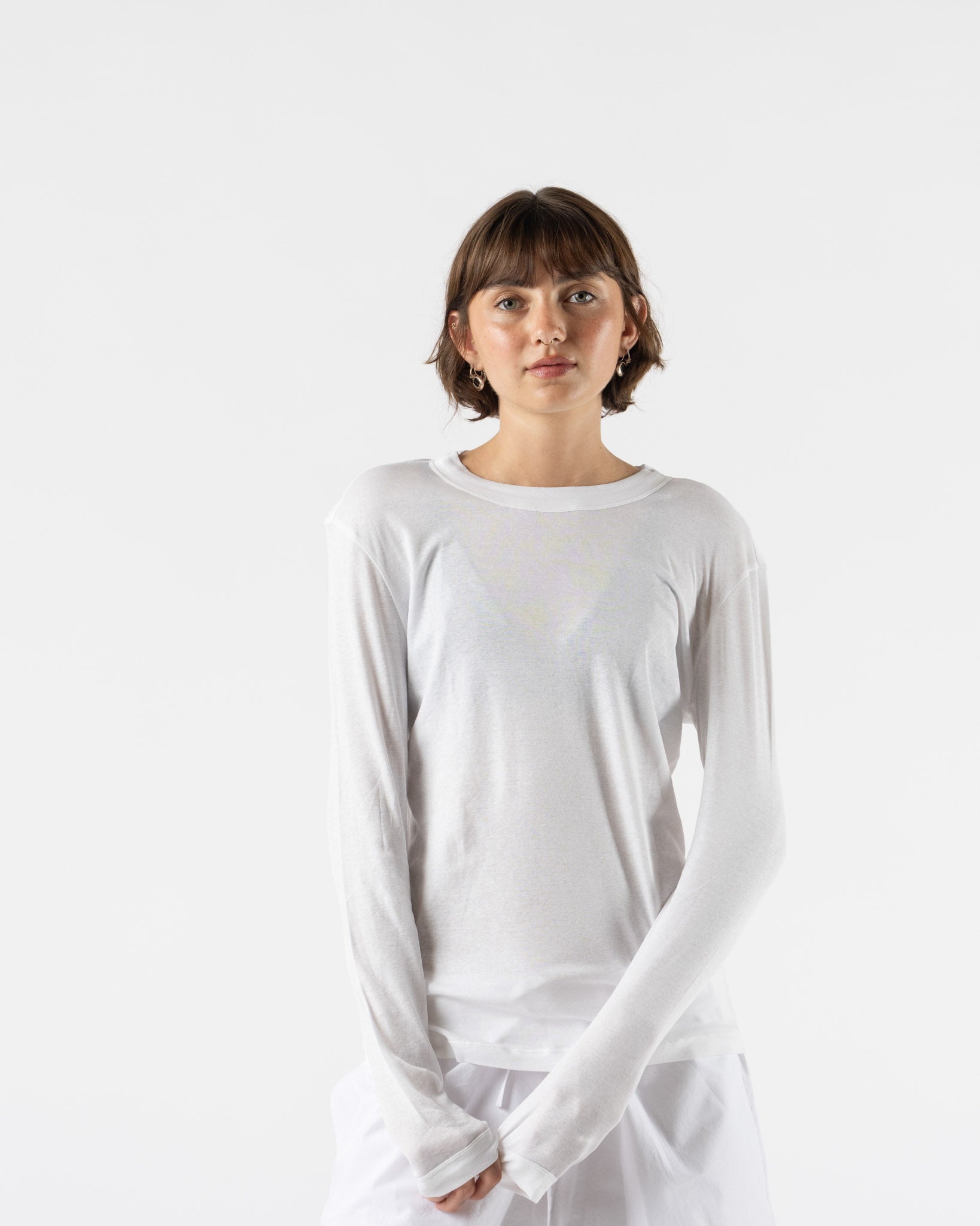 FLORE FLORE Sophie Longsleeve in White
