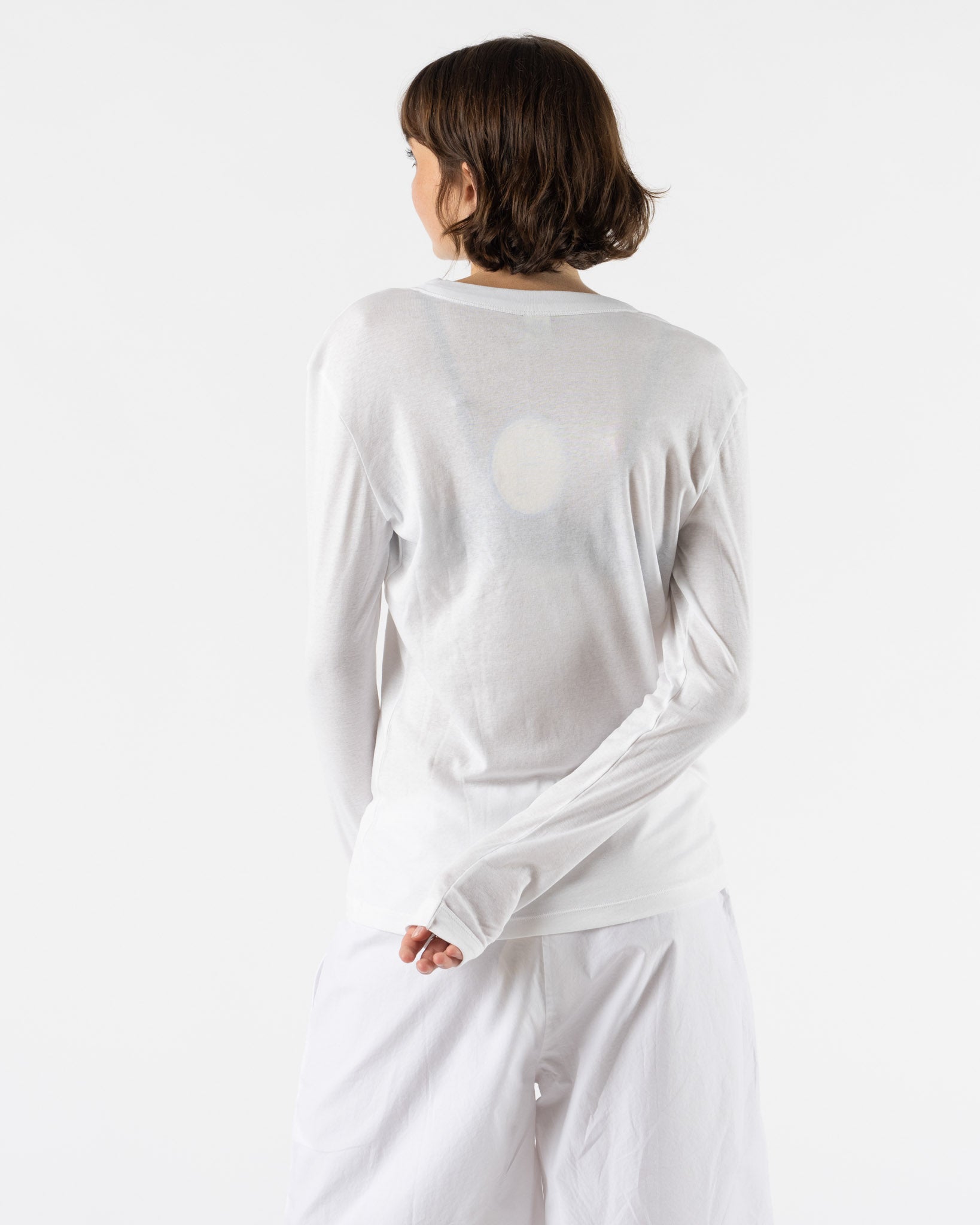 FLORE FLORE Sophie Longsleeve in White