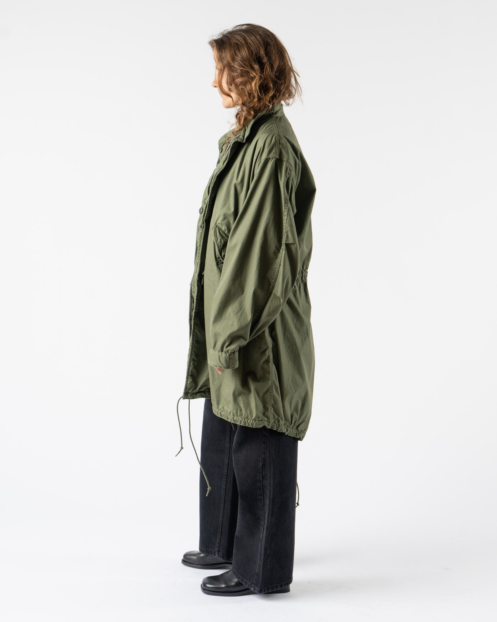 orSlow M65 Fish Tail Coat in Army Green