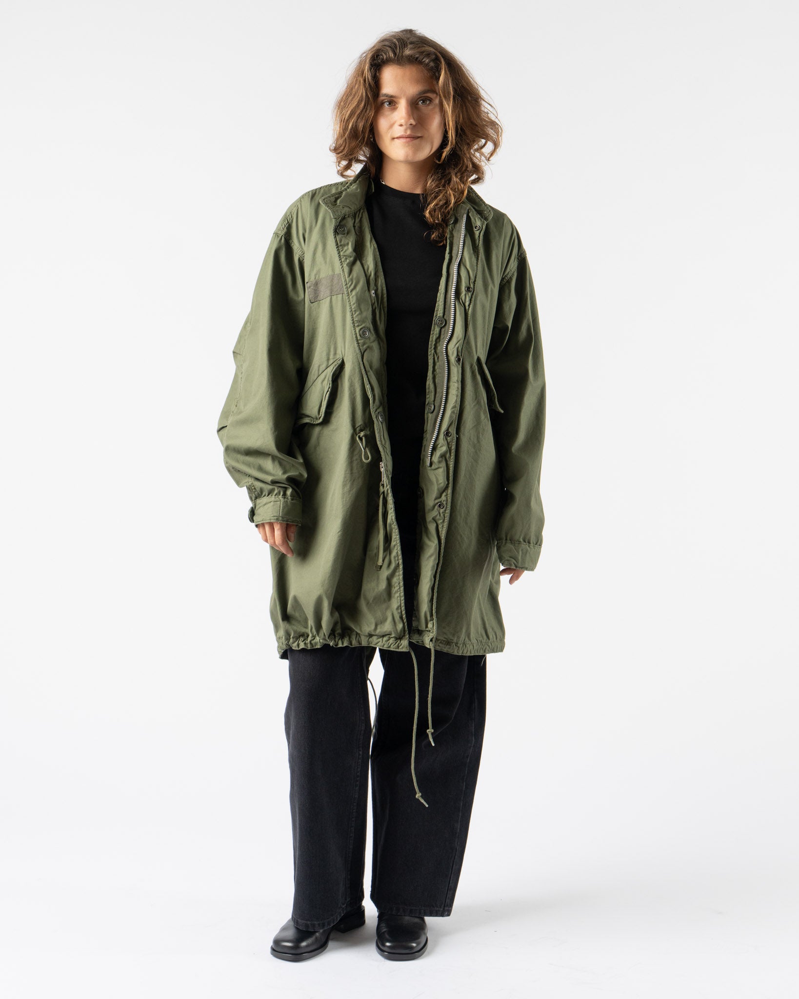 orSlow M65 Fish Tail Coat in Army Green