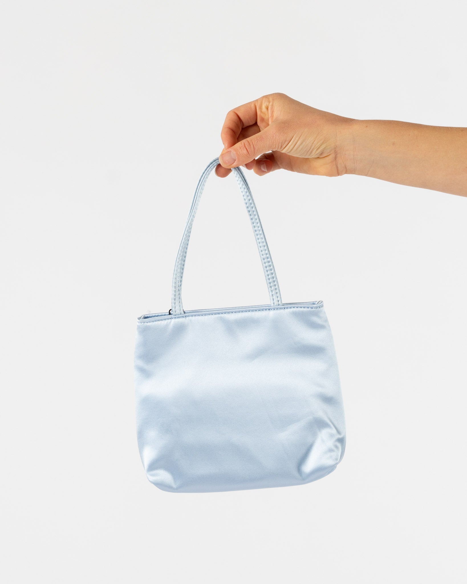 Hai Little Silk Bag in Light Blue Curated at Jake and Jones