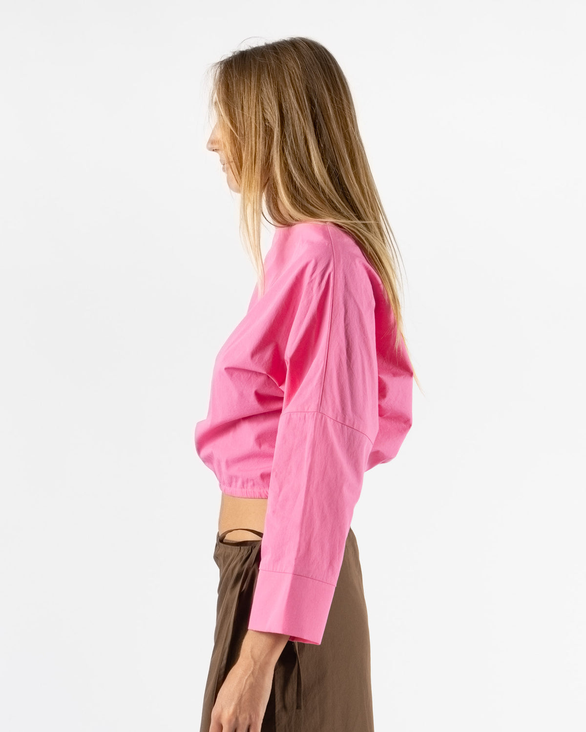 Brooke Callahan Cuff Top in Pink