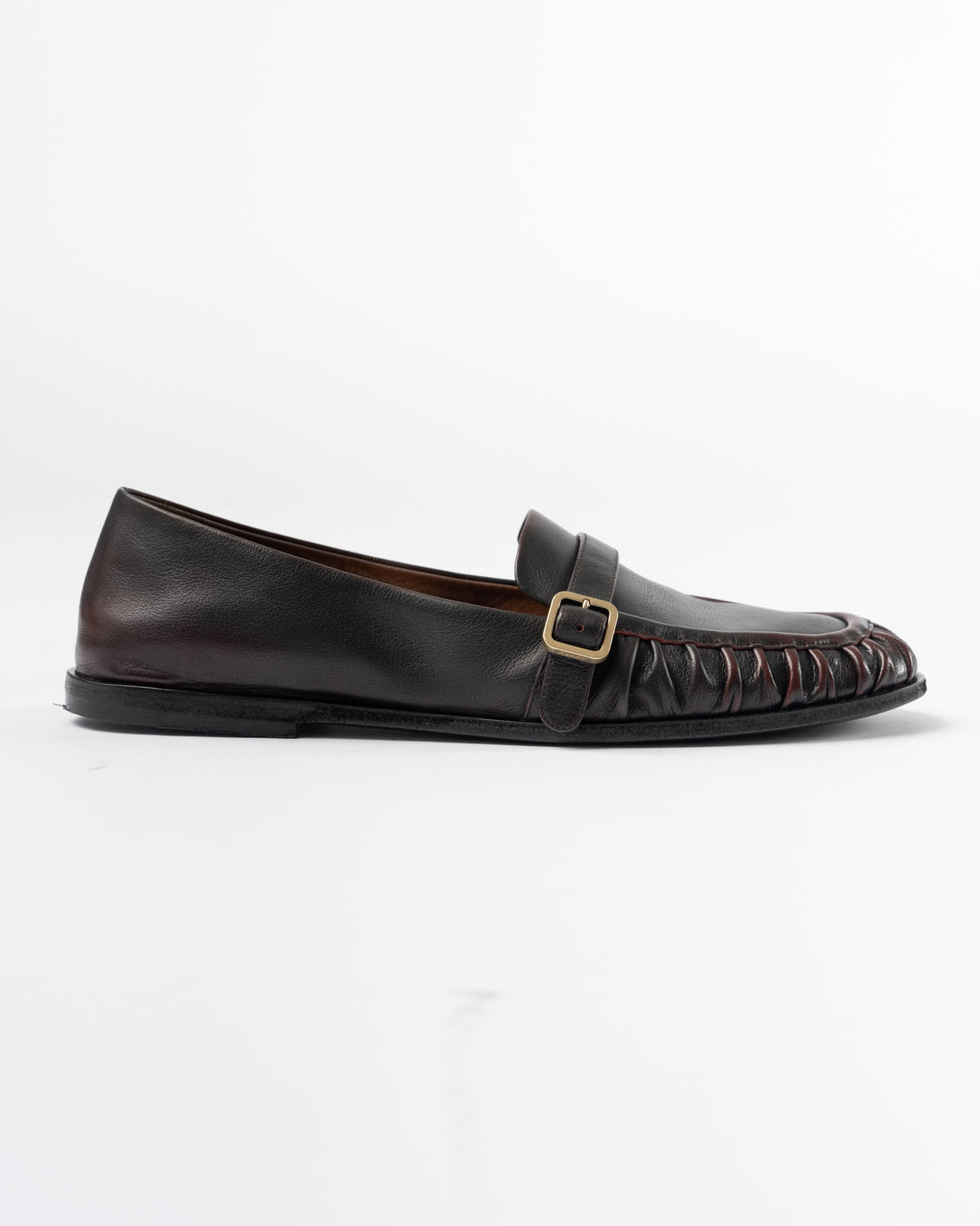 Marsell Stesa Shoe in Pebbled Leather Chocowine