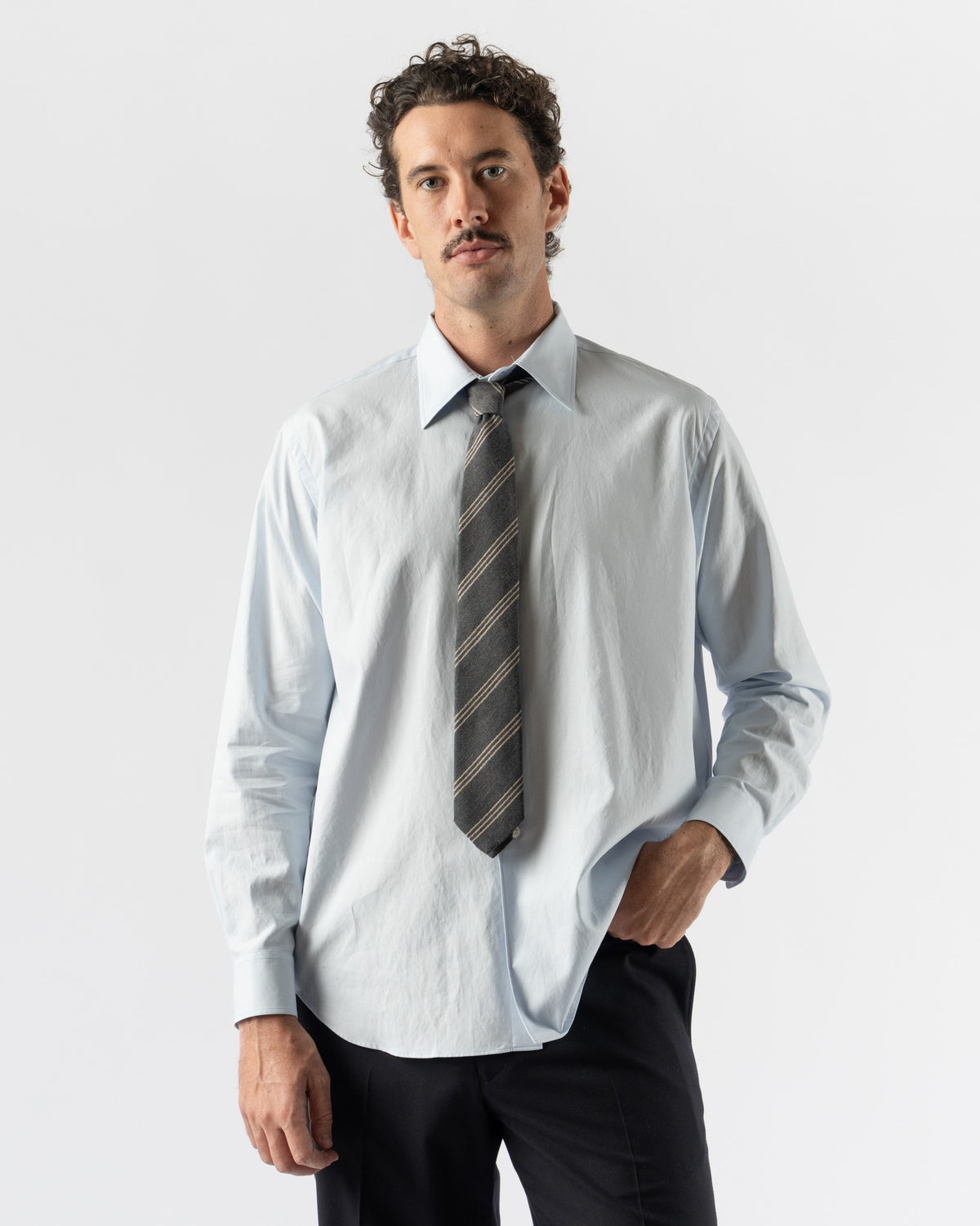mfpen Banquet Tie in Archive Stripe