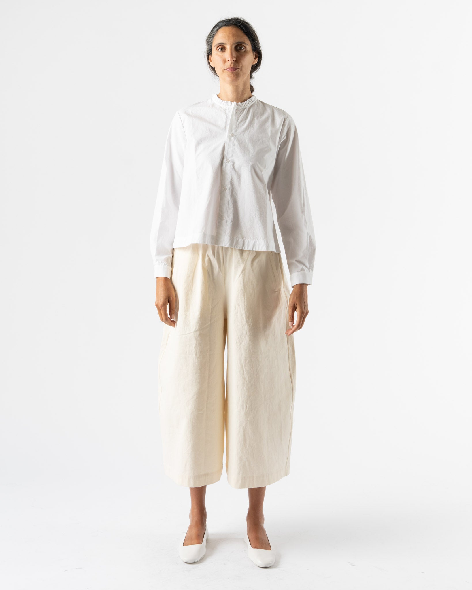Fabiana Pigna Claude Top in White