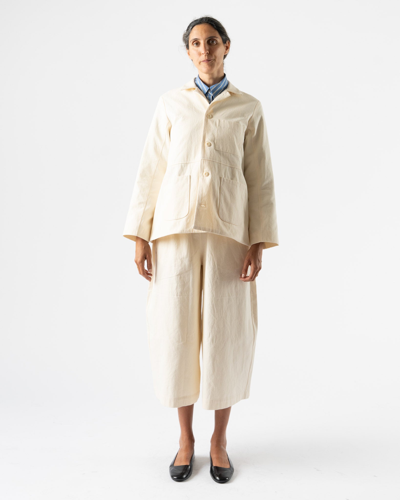 Fabiana Pigna Greger Trouser in Ivory