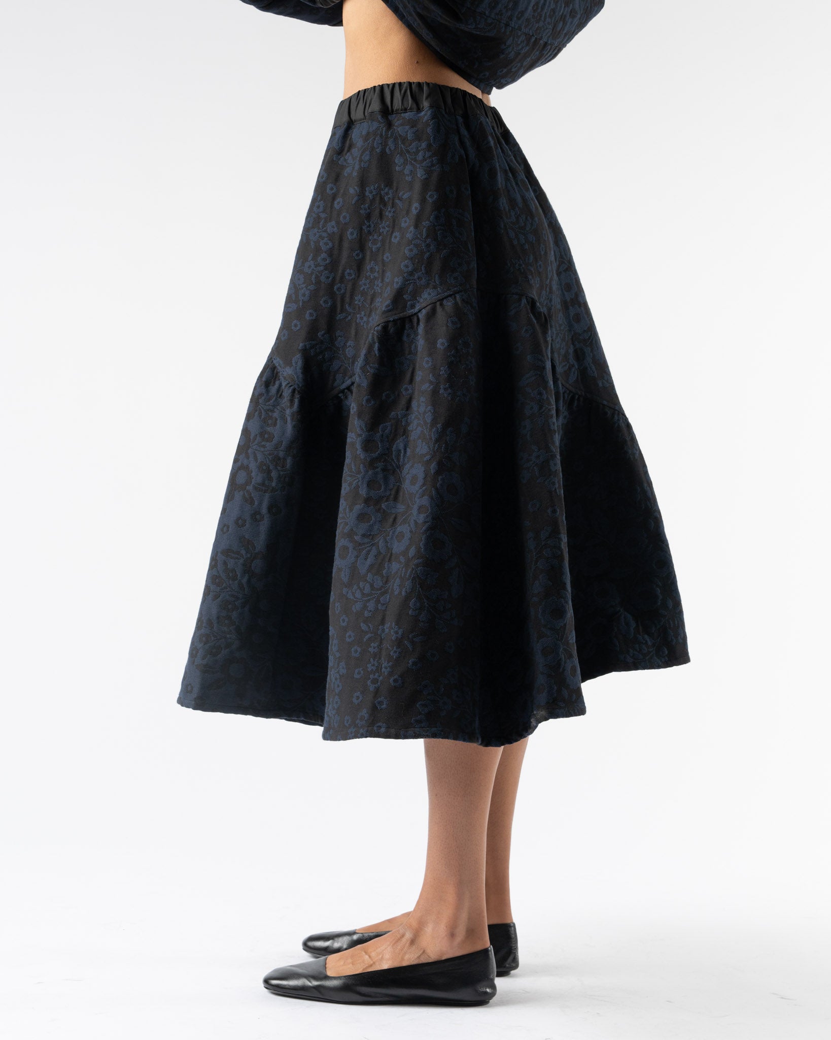 Fabiana Pigna Romi Skirt in Floral Jacquard
