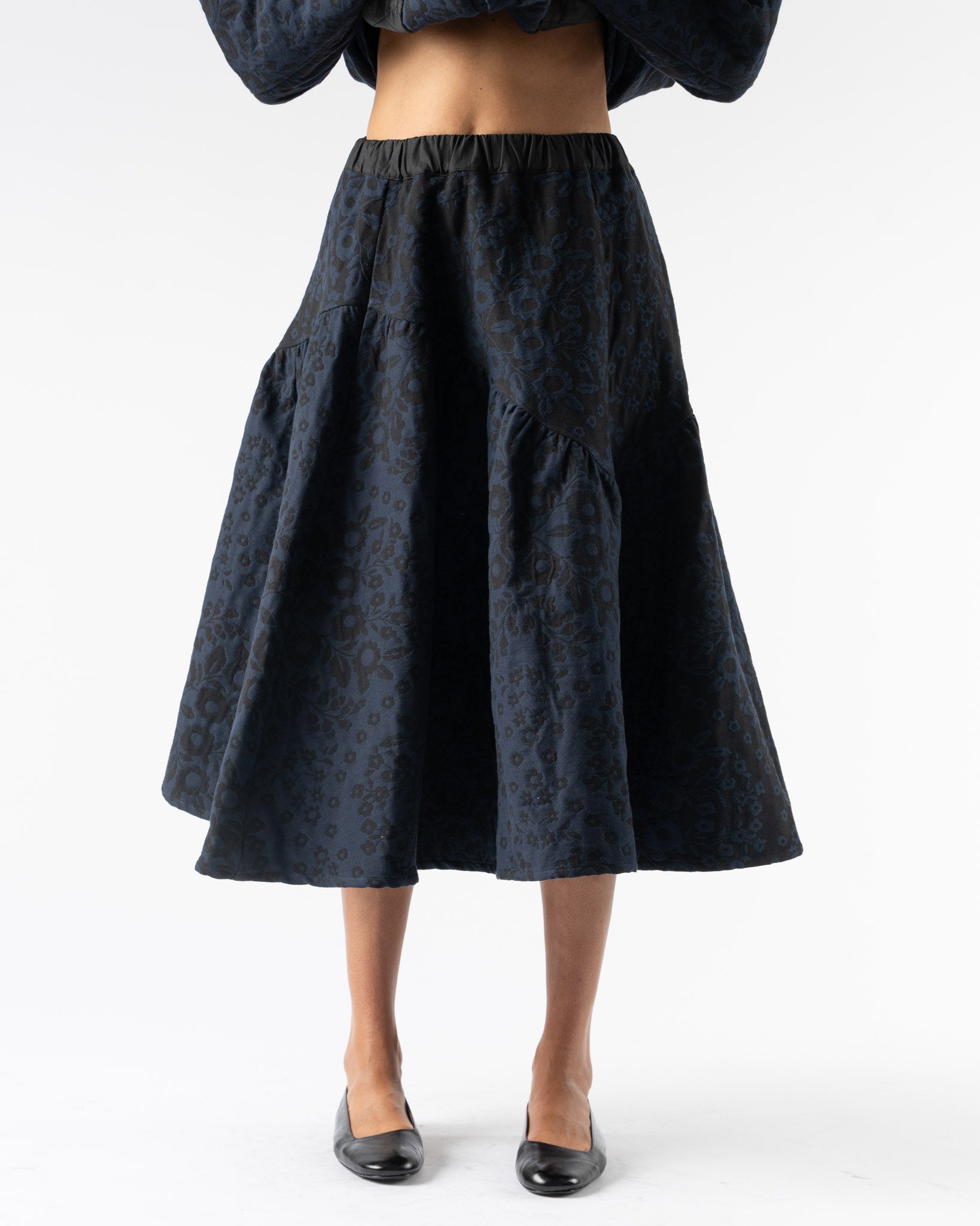 Fabiana Pigna Romi Skirt in Floral Jacquard