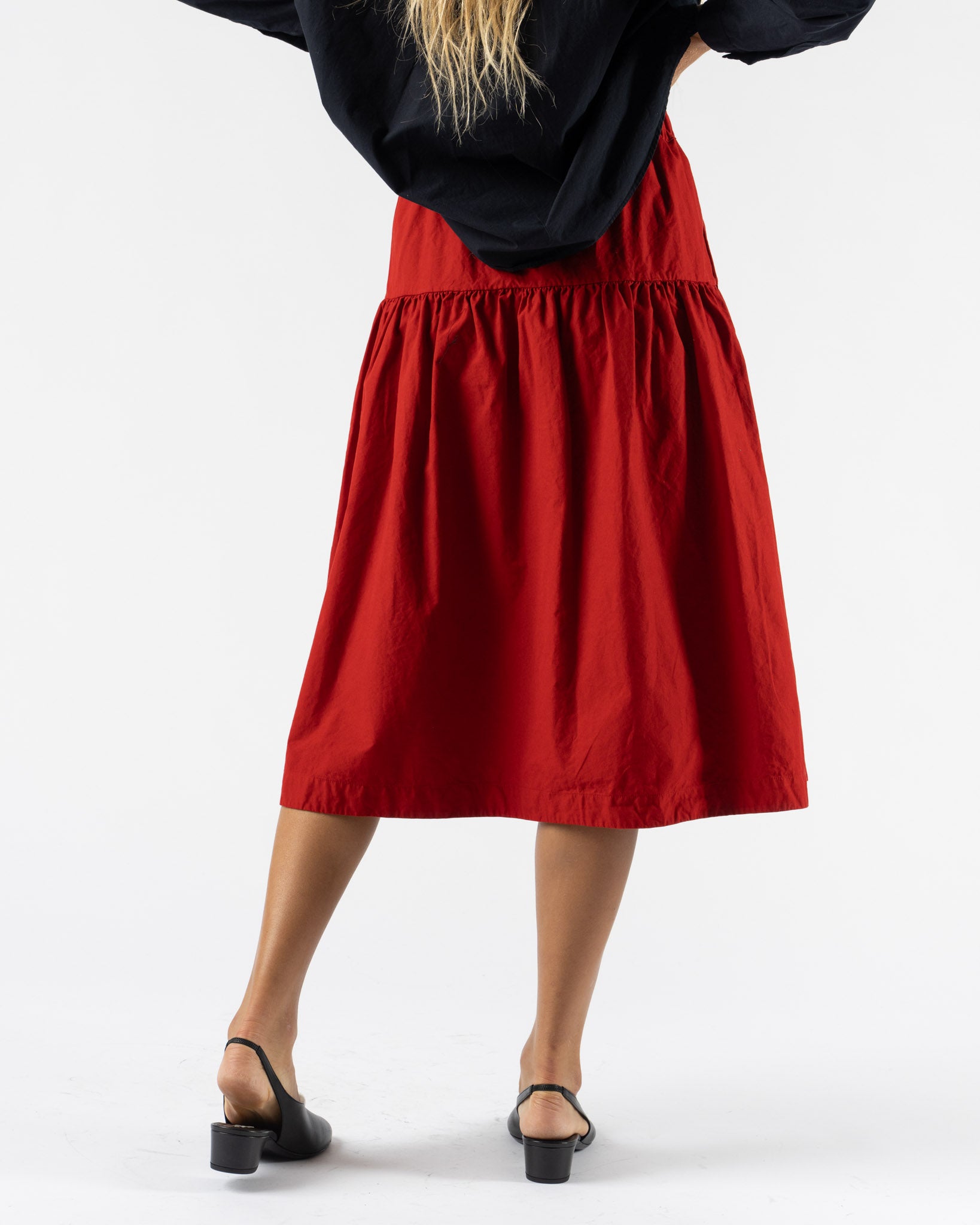 Fabiana Pigna Dolo Skirt in Crimson