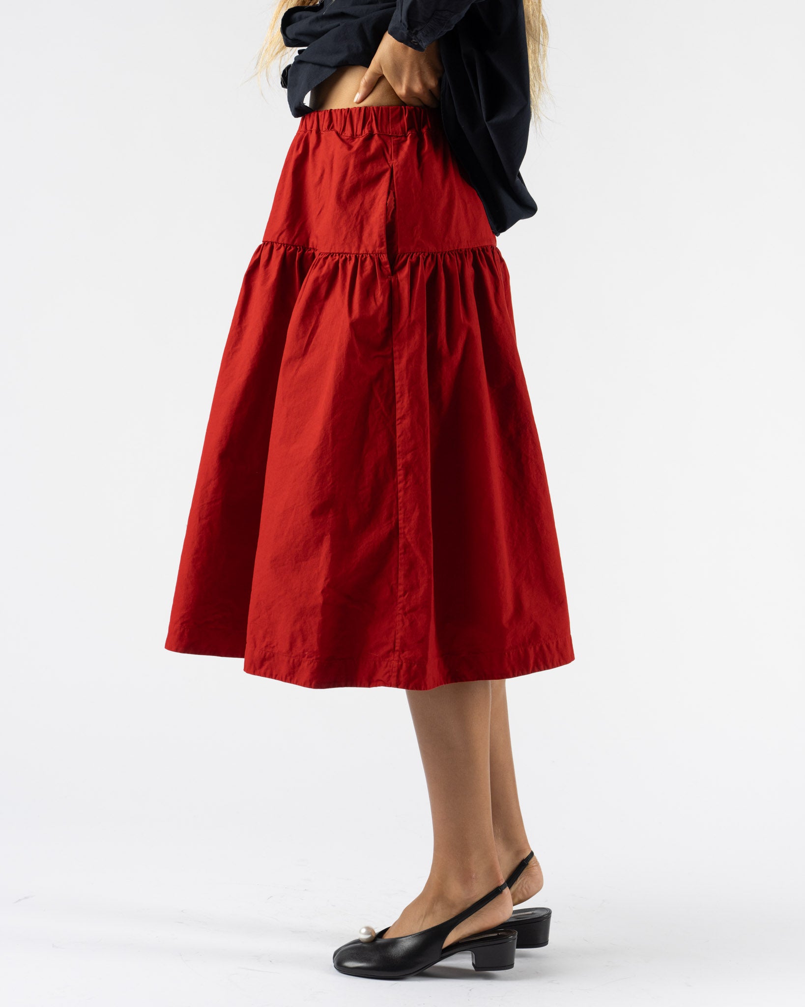 Fabiana Pigna Dolo Skirt in Crimson