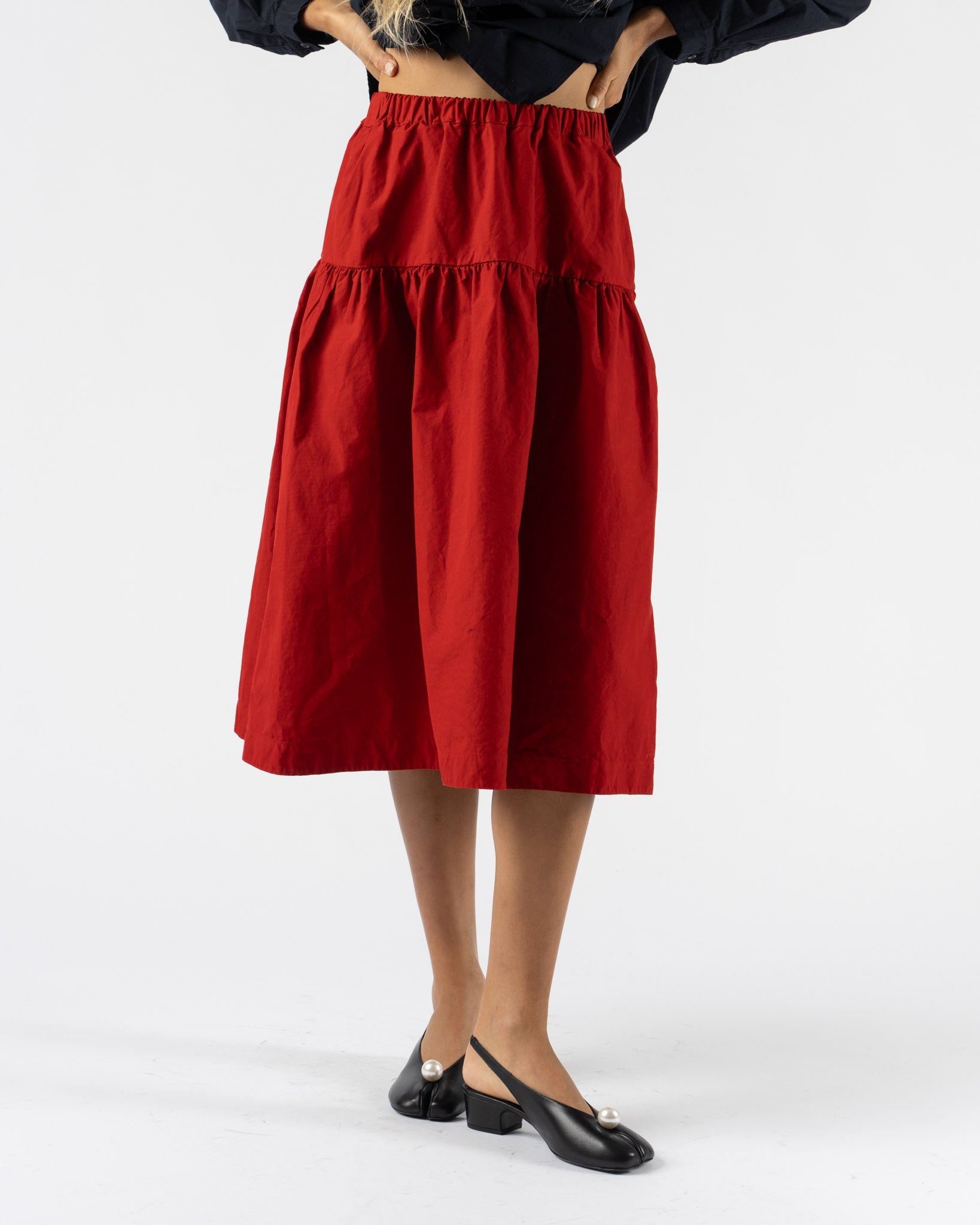 Fabiana Pigna Dolo Skirt in Crimson