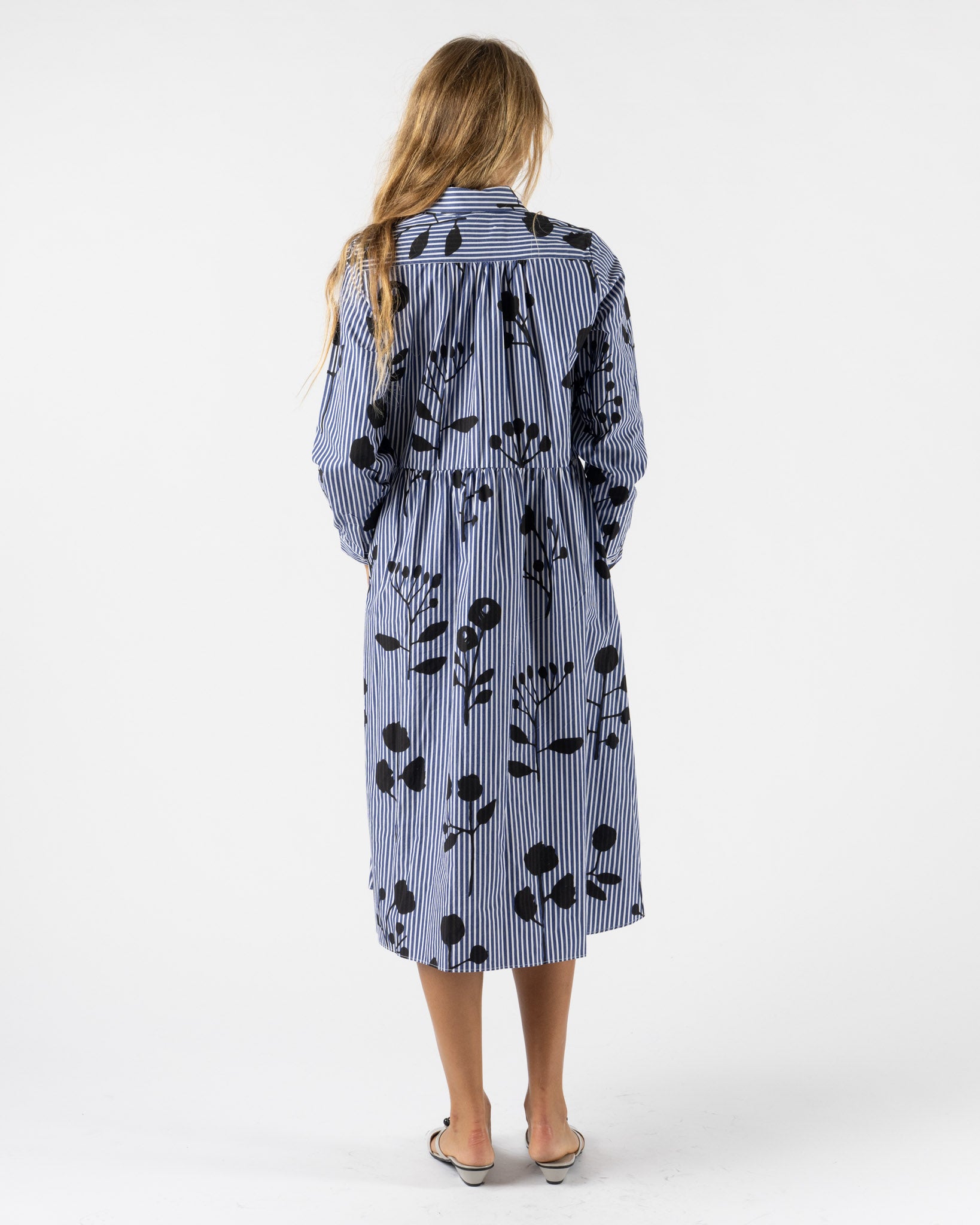 Fabiana Pigna Burgos Dress in Shadow Floral Print