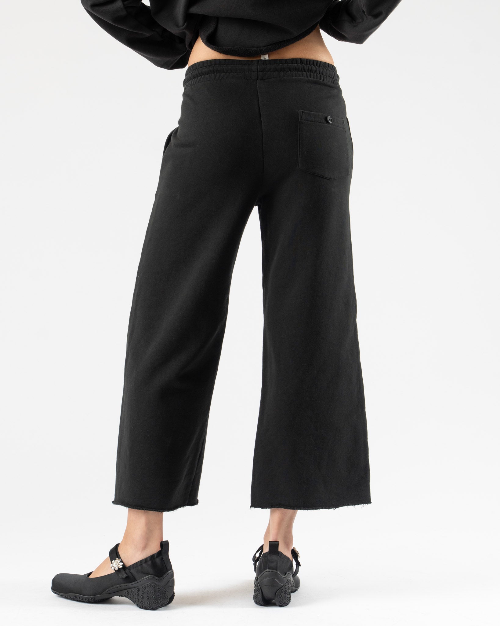 Lauren Manoogian Fleece Pants in Black