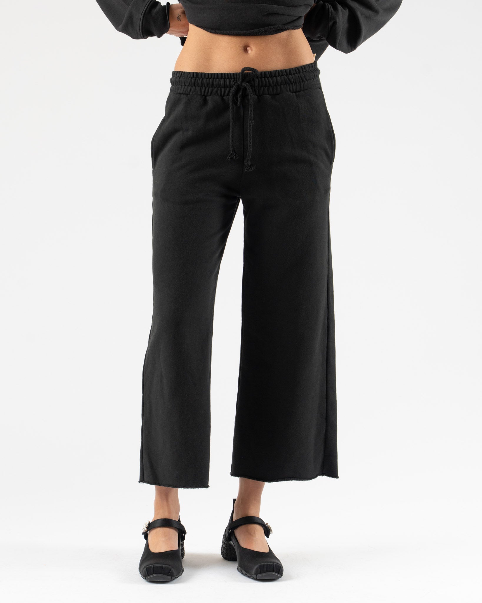 Lauren Manoogian Fleece Pants in Black