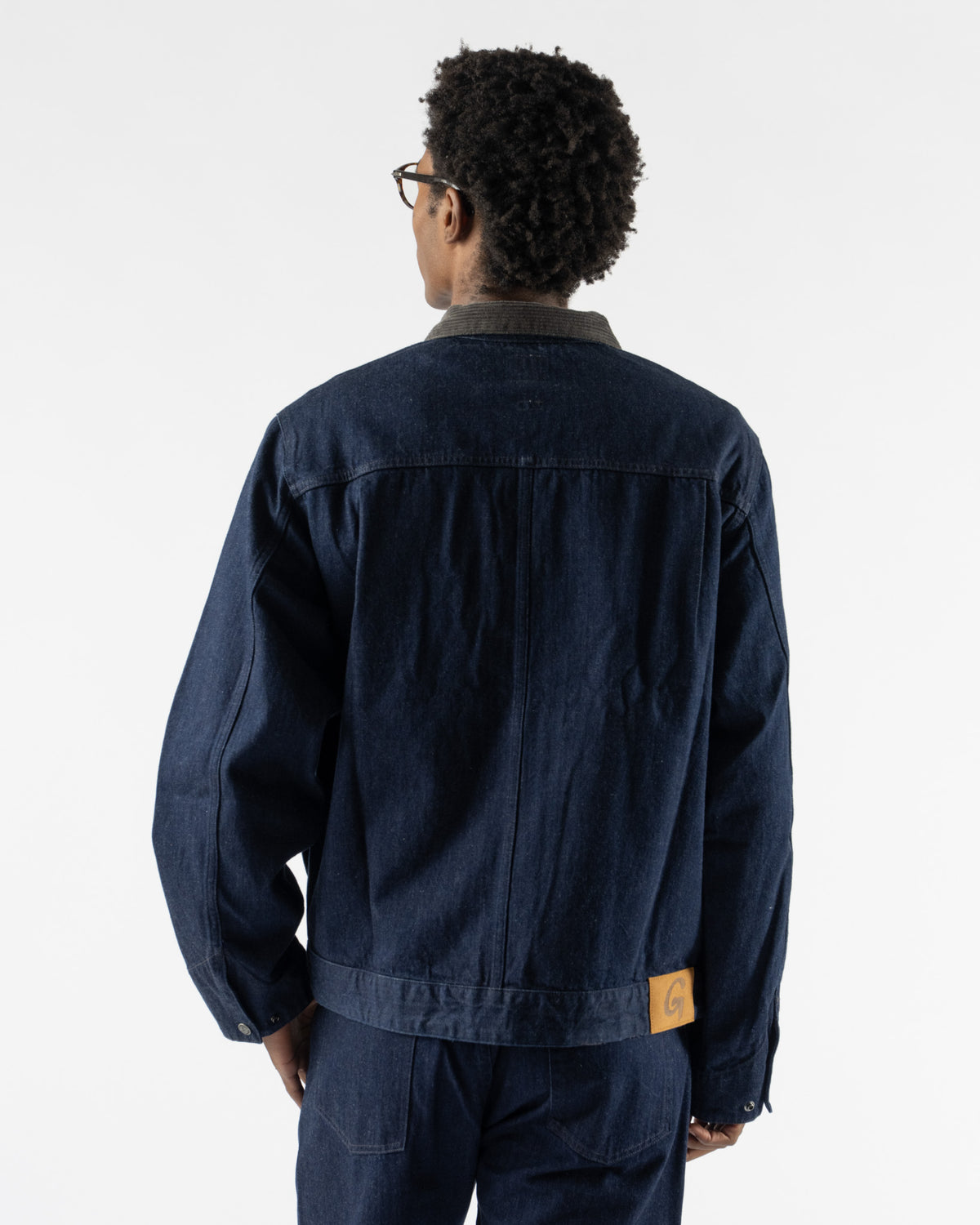 Gramicci Japanese Denim Trucker in Rinsed Indigo