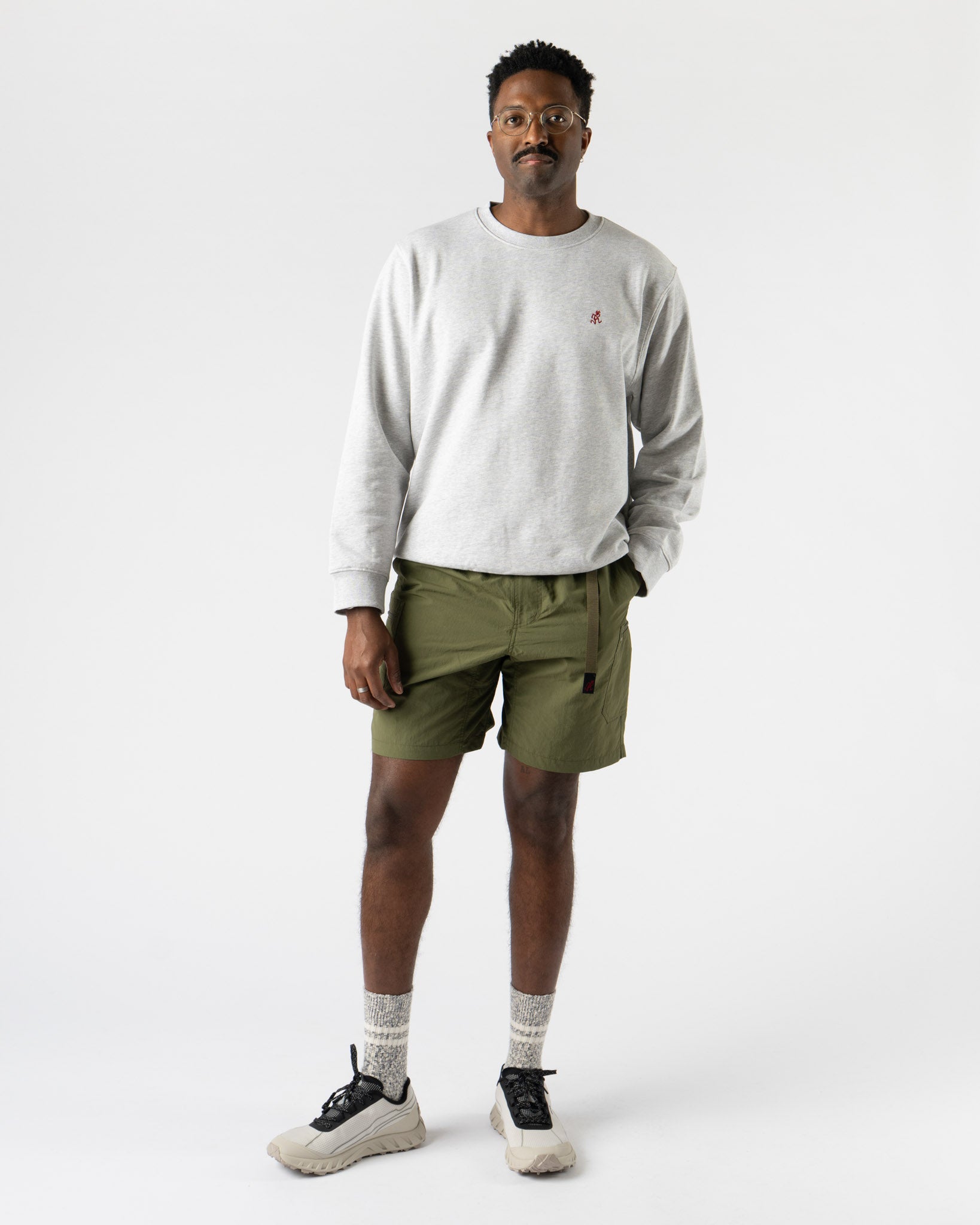 Gramicci Nylon Utility Short in Olive
