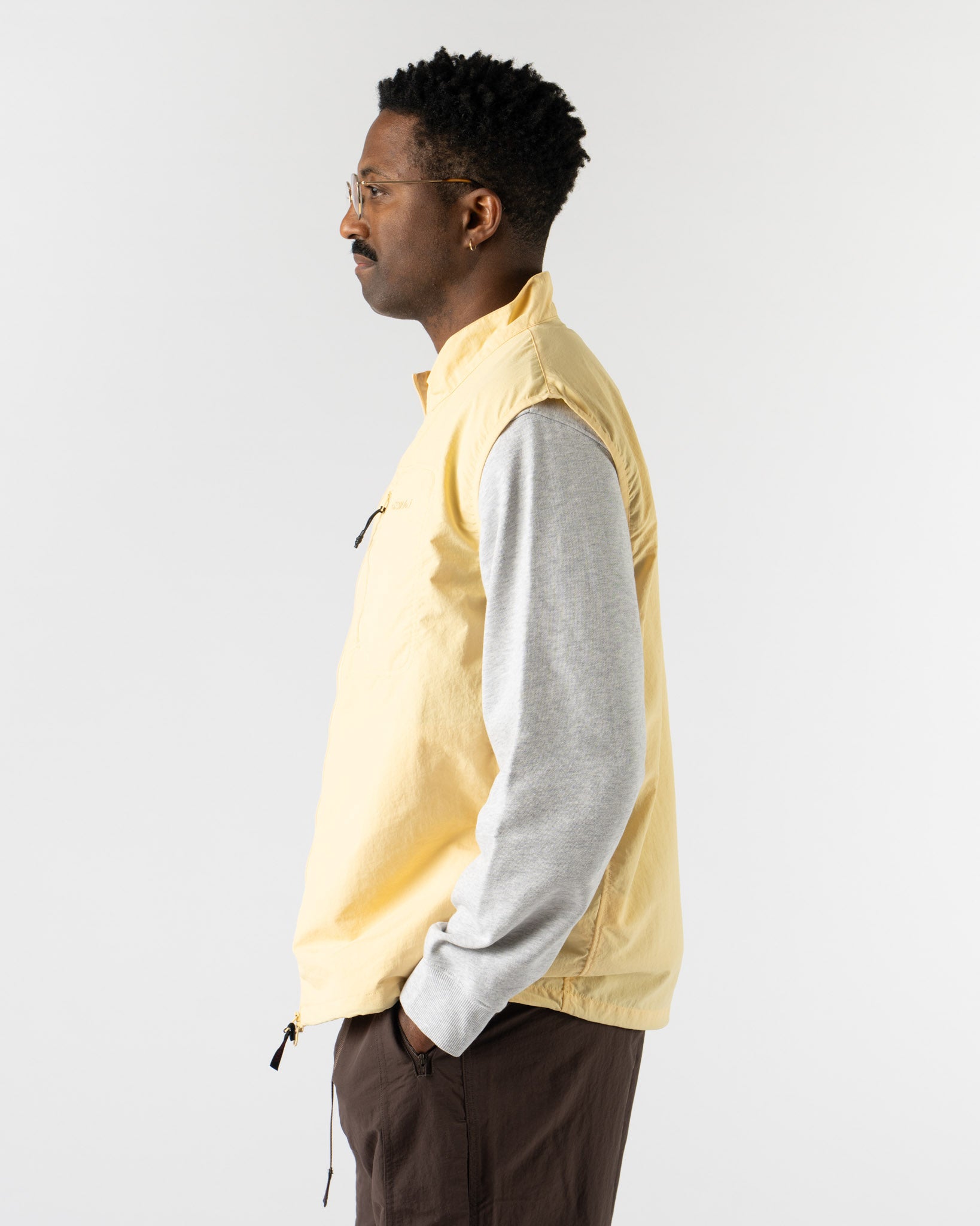 Gramicci Nylon Vest in Lemon