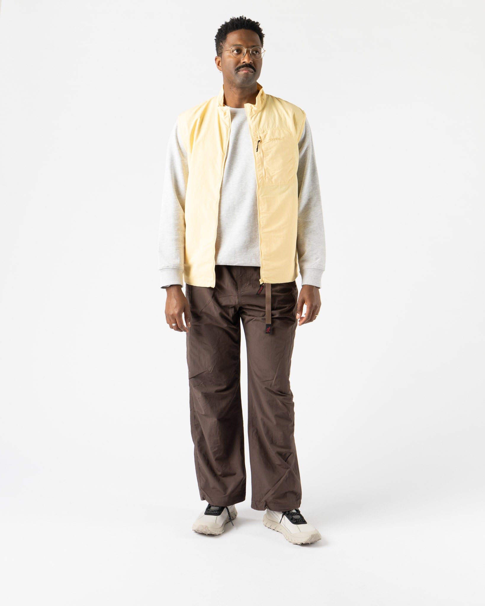 Gramicci Nylon Vest in Lemon