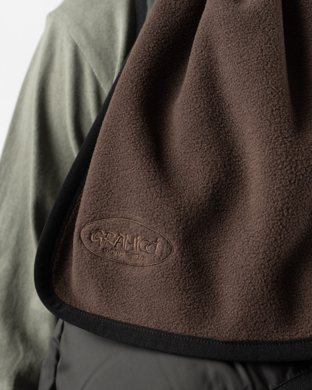 Gramicci Thermal Fleece Scarf in Deep Brown