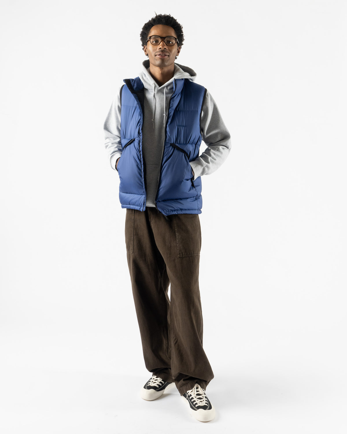 Gramicci Coldfront Down Vest in Navy